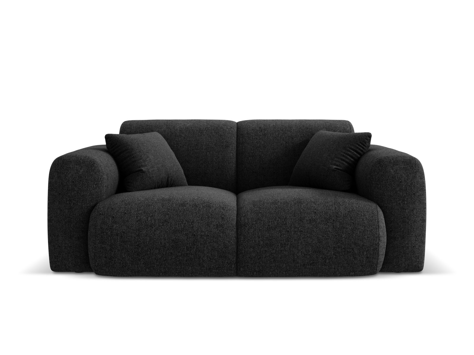 Nolio Sofa 2 Sitzer 95cm in Black präsentiert im Onlineshop von KAQTU Design AG. 2er Sofa ist von Cosmopolitan Design