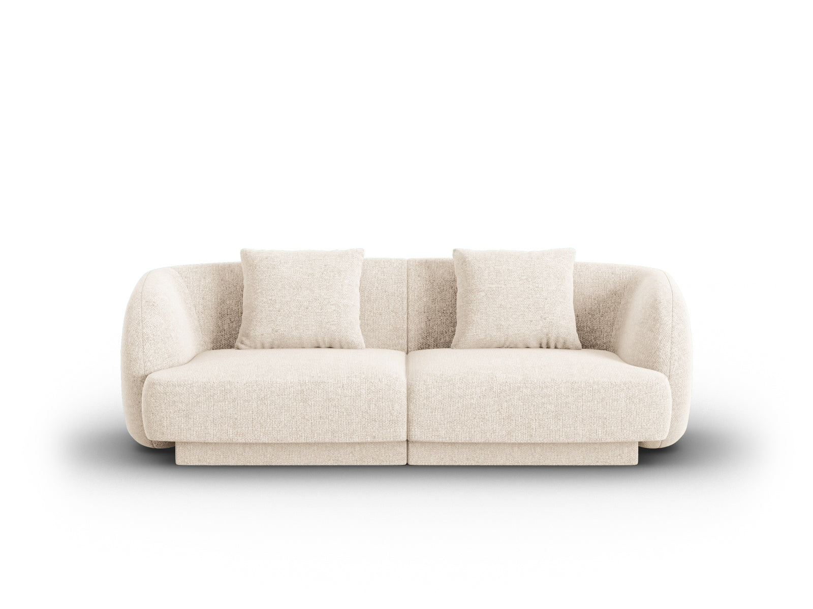 Tulum Sofa 2 Sitzer 90cm in Light Beige präsentiert im Onlineshop von KAQTU Design AG. 2er Sofa ist von Cosmopolitan Design