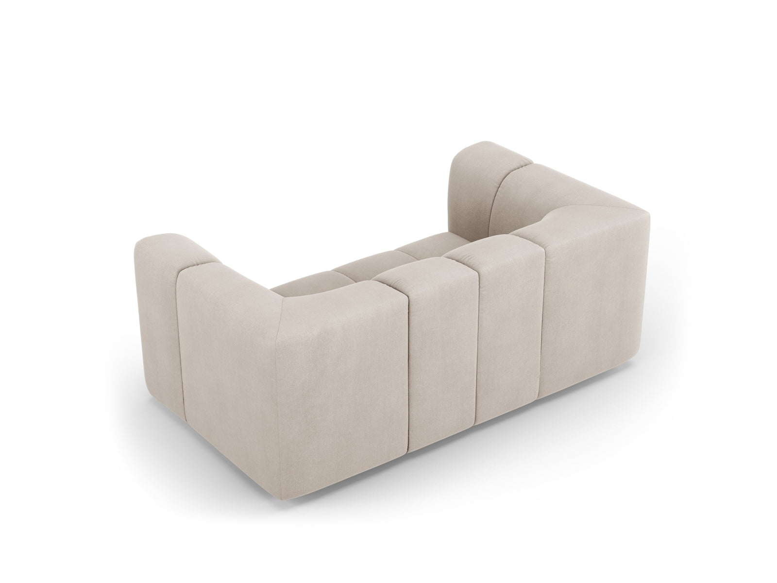 Elegantes 2-Sitzer Sofa Moritz in Beige von Cosmopolitan Design, perfekt für gemütliche Abende und stilvolle Wohnräume.