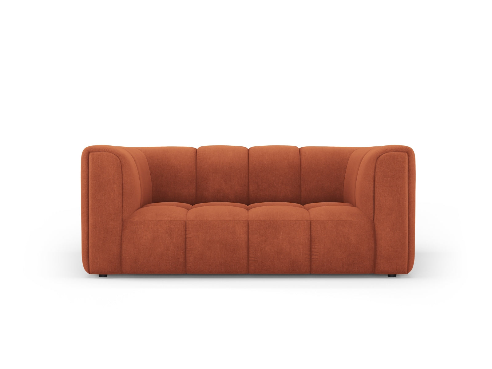 2-Sitzer Sofa Moritz in Orange-Rebel präsentiert im Onlineshop von KAQTU Design AG. 2er Sofa ist von Cosmopolitan Design
