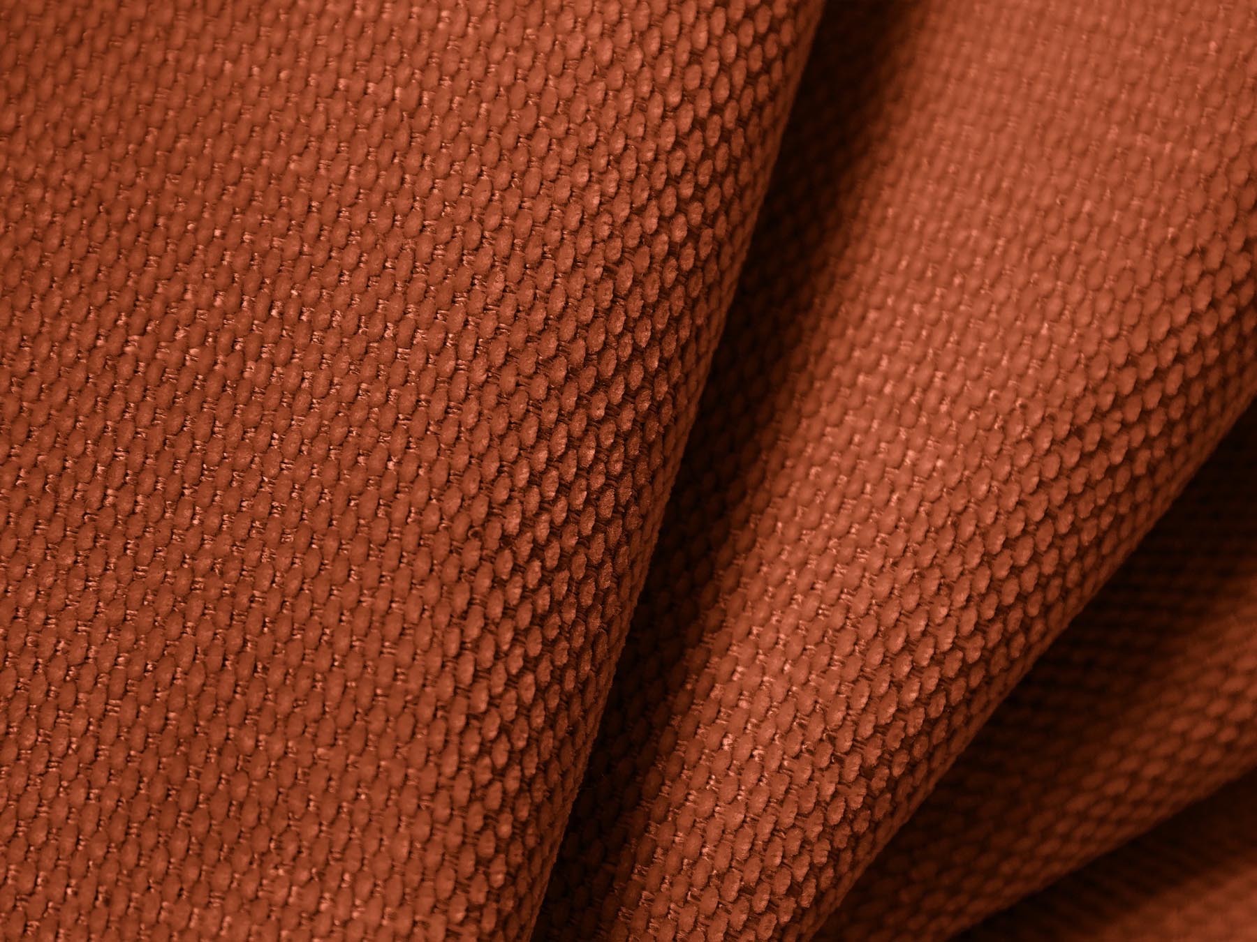 Modernes 2-Sitzer Sofa Moritz in lebhaftem Orange, ideal für trendbewusste Wohnräume und entspannte Momente.