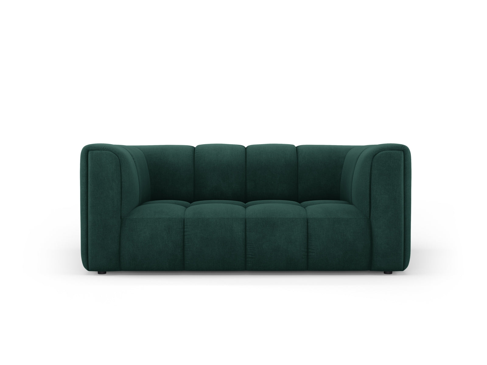 2-Sitzer Sofa Moritz in Bottle Green-Rebel präsentiert im Onlineshop von KAQTU Design AG. 2er Sofa ist von Cosmopolitan Design