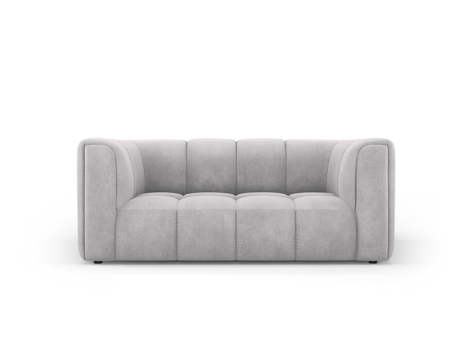 2-Sitzer Sofa Moritz in Light Grey-Rebel präsentiert im Onlineshop von KAQTU Design AG. 2er Sofa ist von Cosmopolitan Design