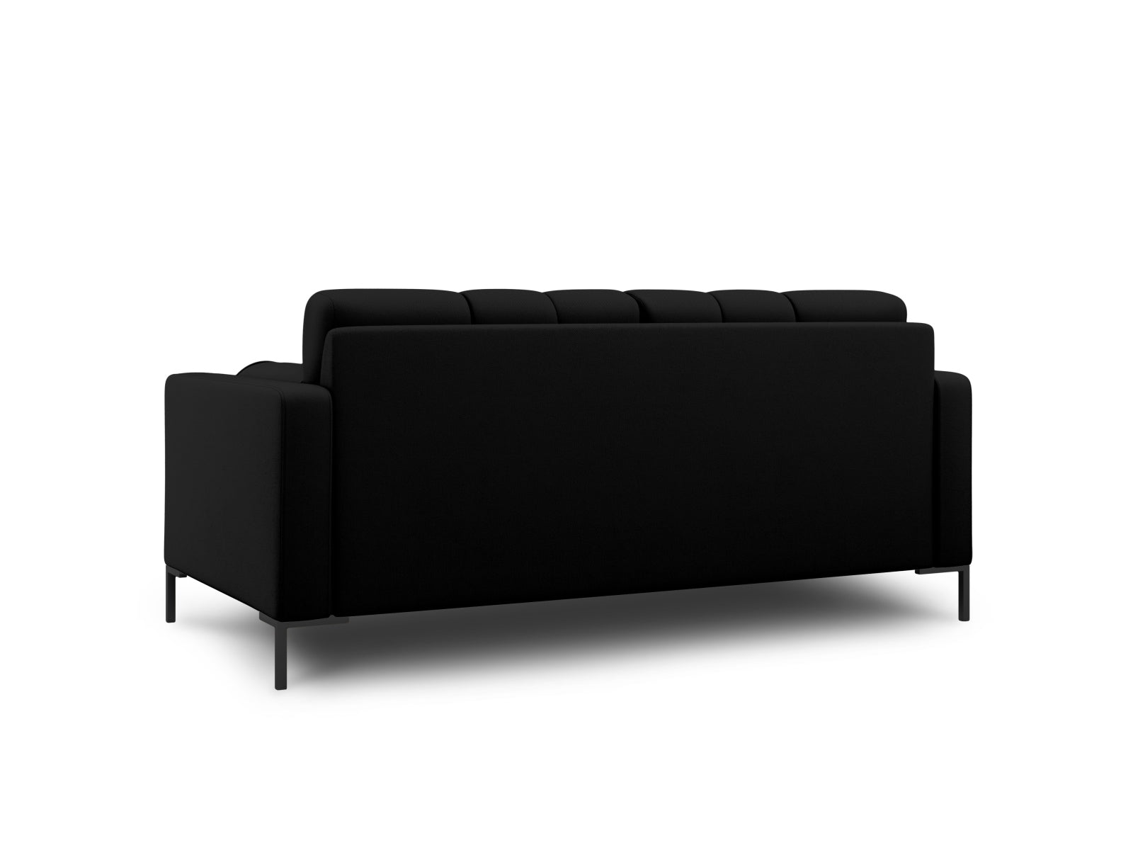 Elegantes 2-Sitzer Sofa Bali von Cosmopolitan Design in Schwarz und Neve, ideal für ein modernes Wohnambiente und entspannte Stunden.
