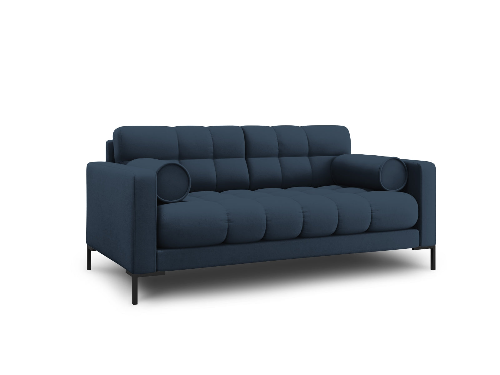 Elegantes 2-Sitzer Sofa Bali in stilvollem Blau, ideal für moderne Wohnräume, erhältlich bei KAQTU Design AG.