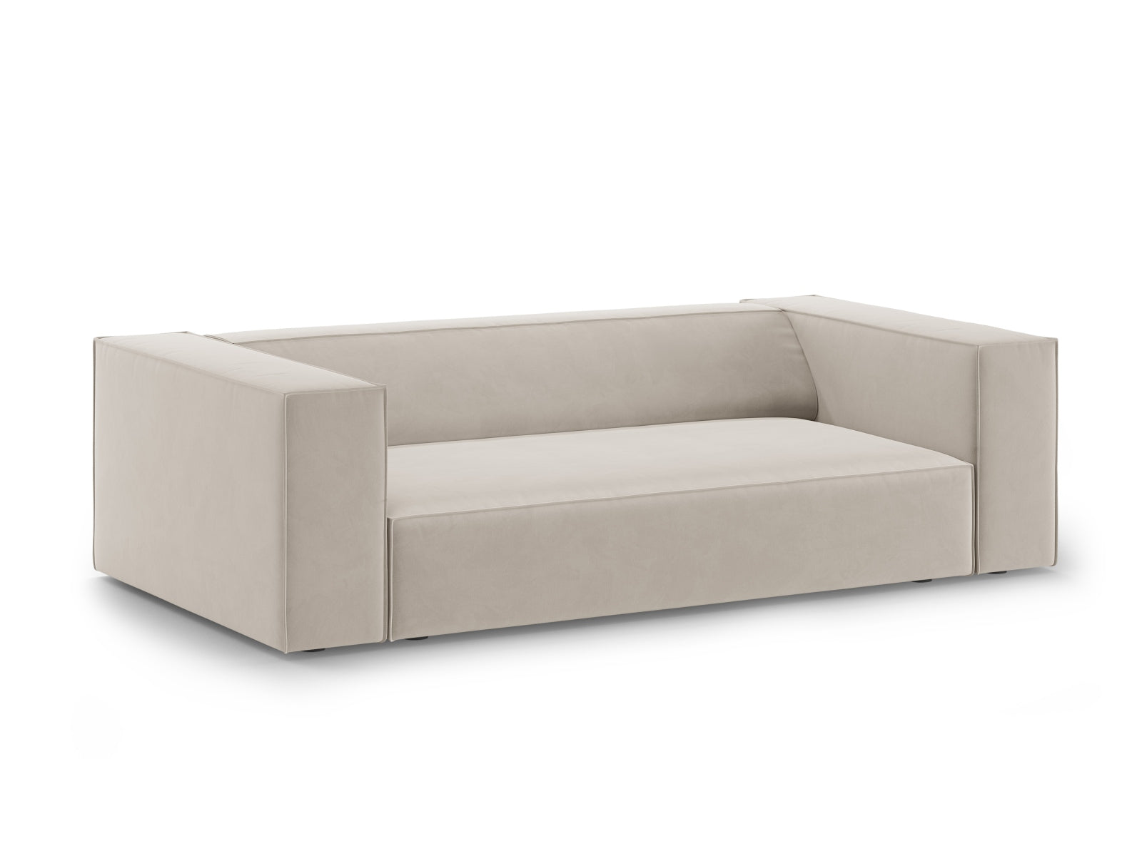 Erleben Sie das stilvolle Arendal Velour Sofa 2 Sitzer von Cosmopolitan Design. Ideal für Ihr modernes Wohnzimmer, bietet es höchsten Komfort und zeitlose Schönheit.