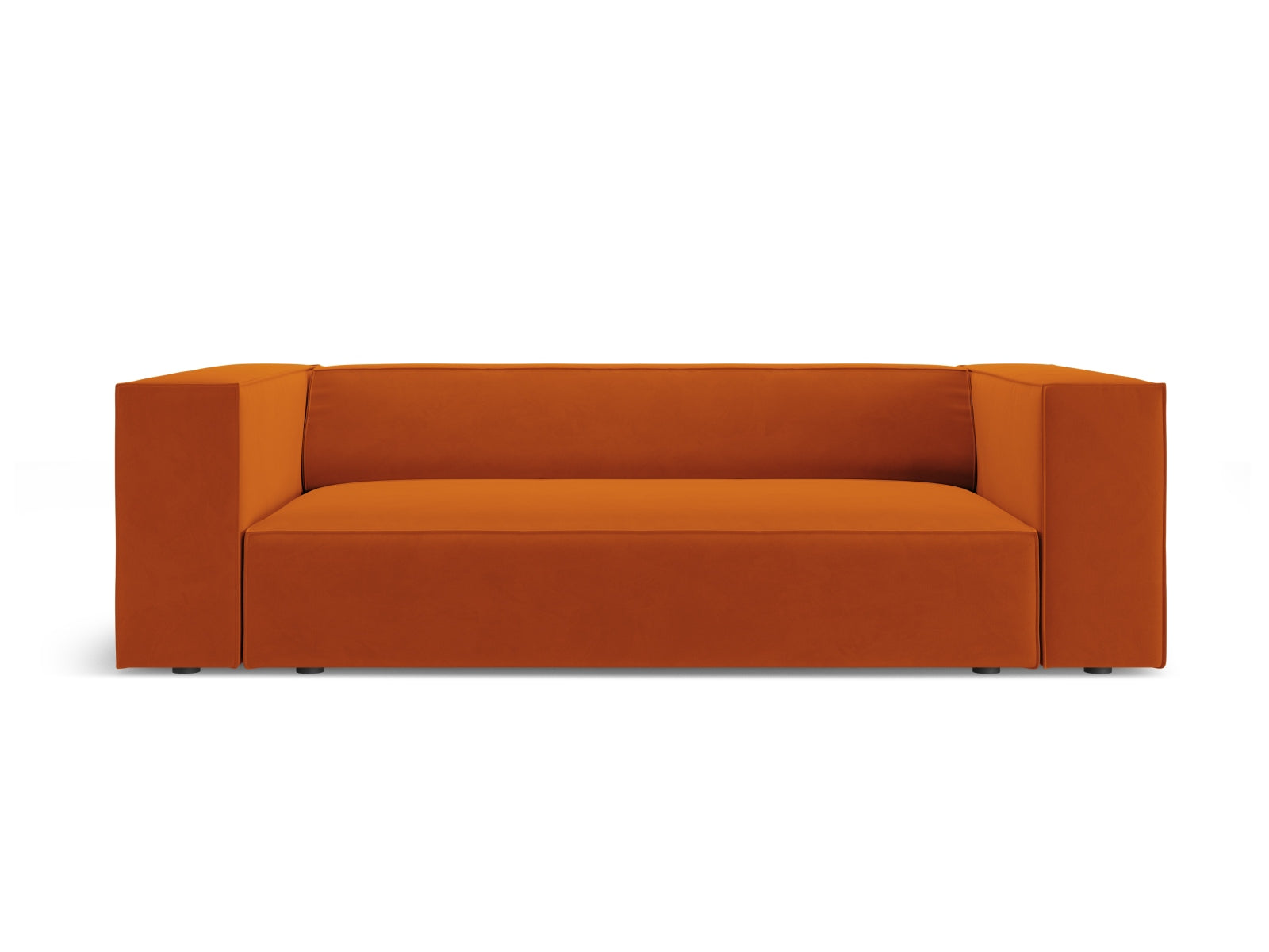 Arendal Velour Sofa 2 Sitzer in Terracotta präsentiert im Onlineshop von KAQTU Design AG. 2er Sofa ist von Cosmopolitan Design