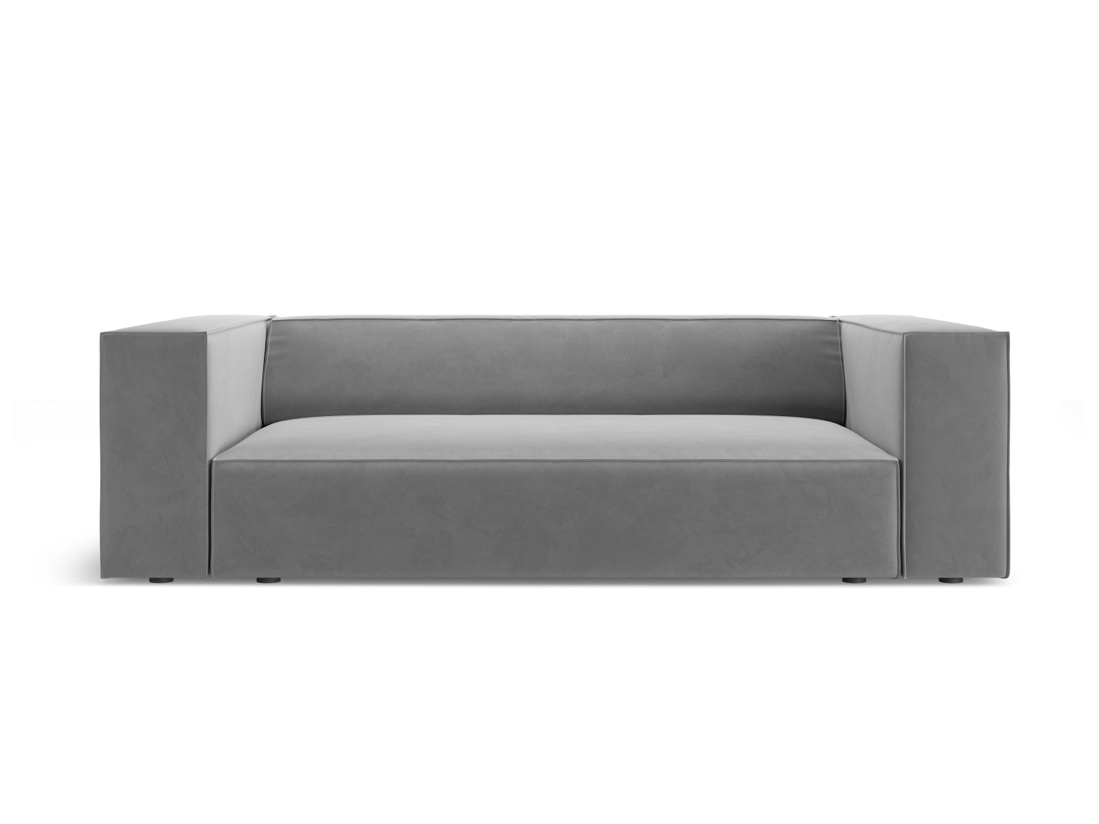 Arendal Velour Sofa 2 Sitzer in Light Grey präsentiert im Onlineshop von KAQTU Design AG. 2er Sofa ist von Cosmopolitan Design