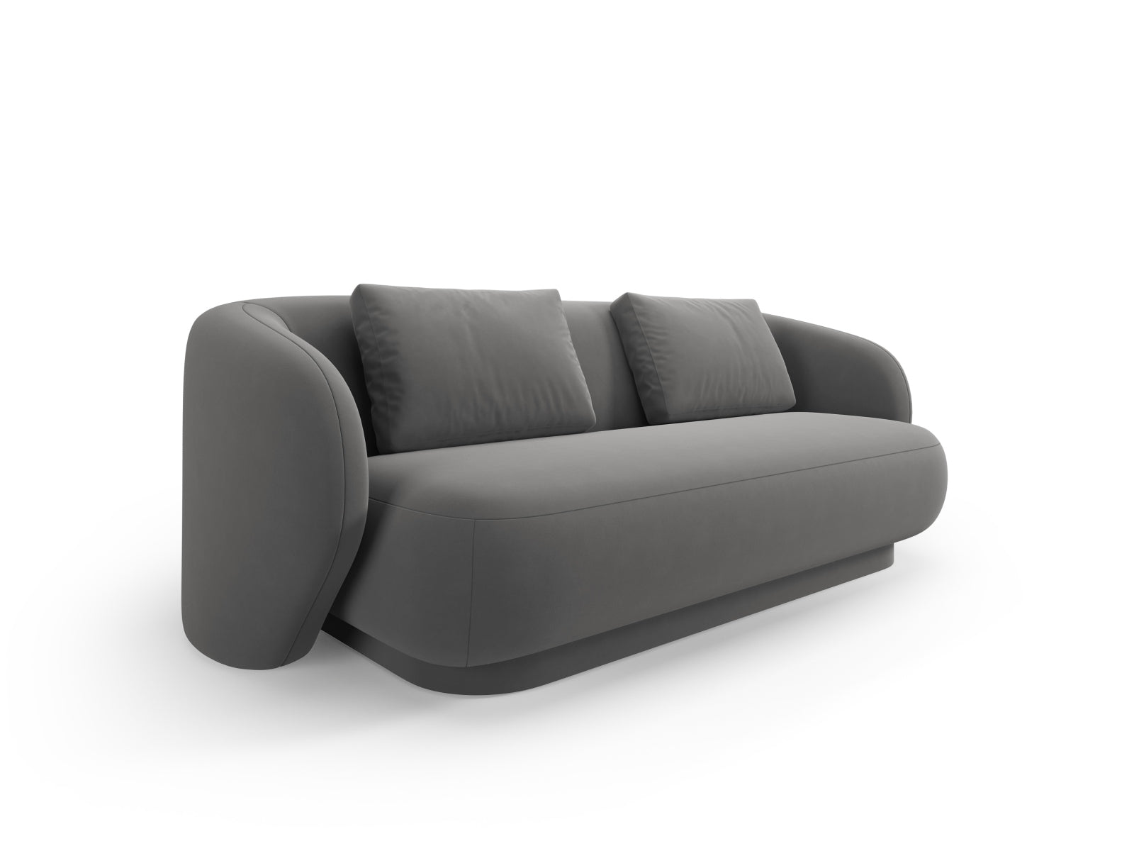 Camden Velour Sofa 2 Sitzer in Warm grey präsentiert im Onlineshop von KAQTU Design AG. 2er Sofa ist von Cosmopolitan Design