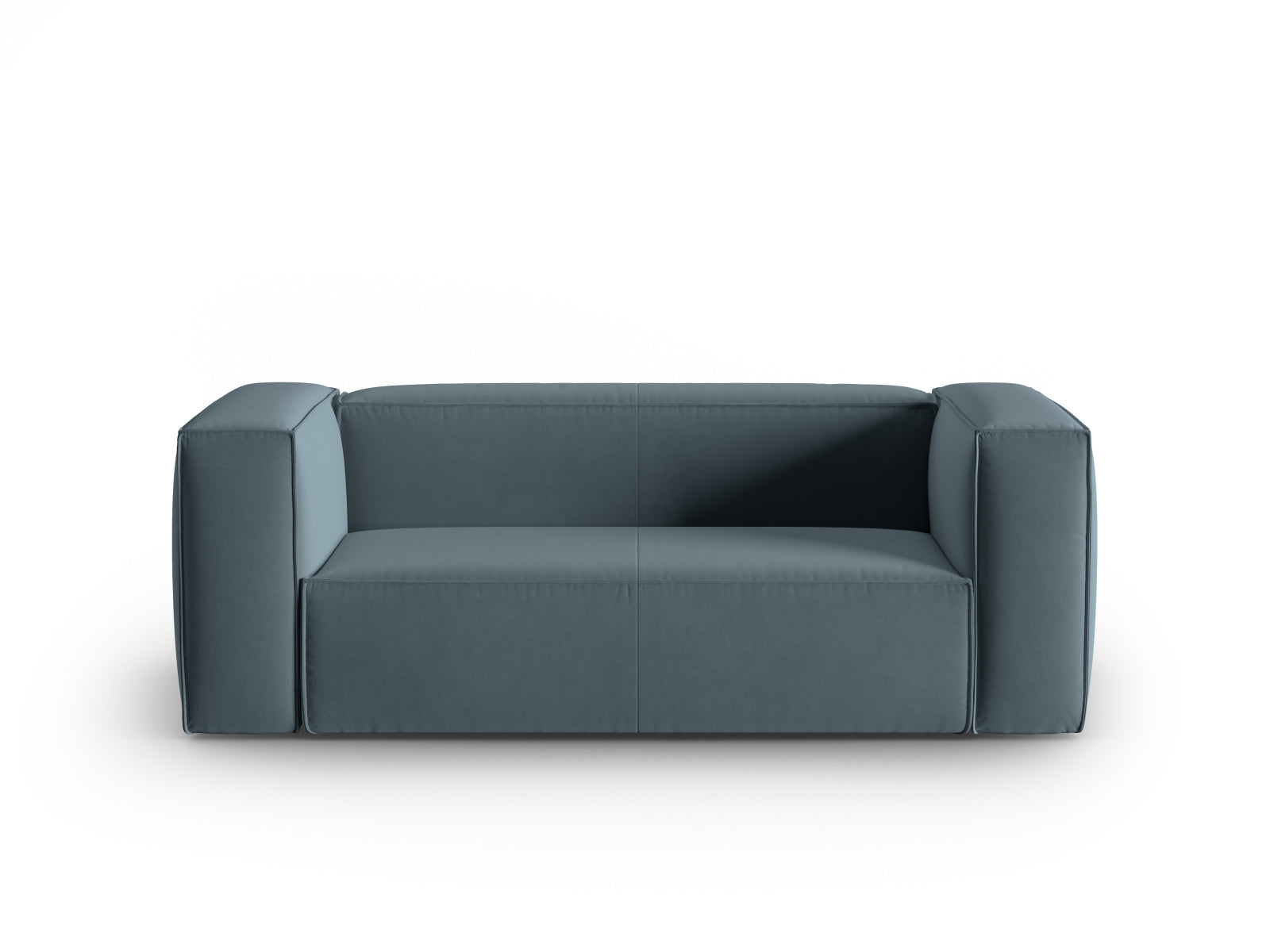 Mackay Velour Sofa 2 Sitzer in Pastel Blue präsentiert im Onlineshop von KAQTU Design AG. 2er Sofa ist von Cosmopolitan Design