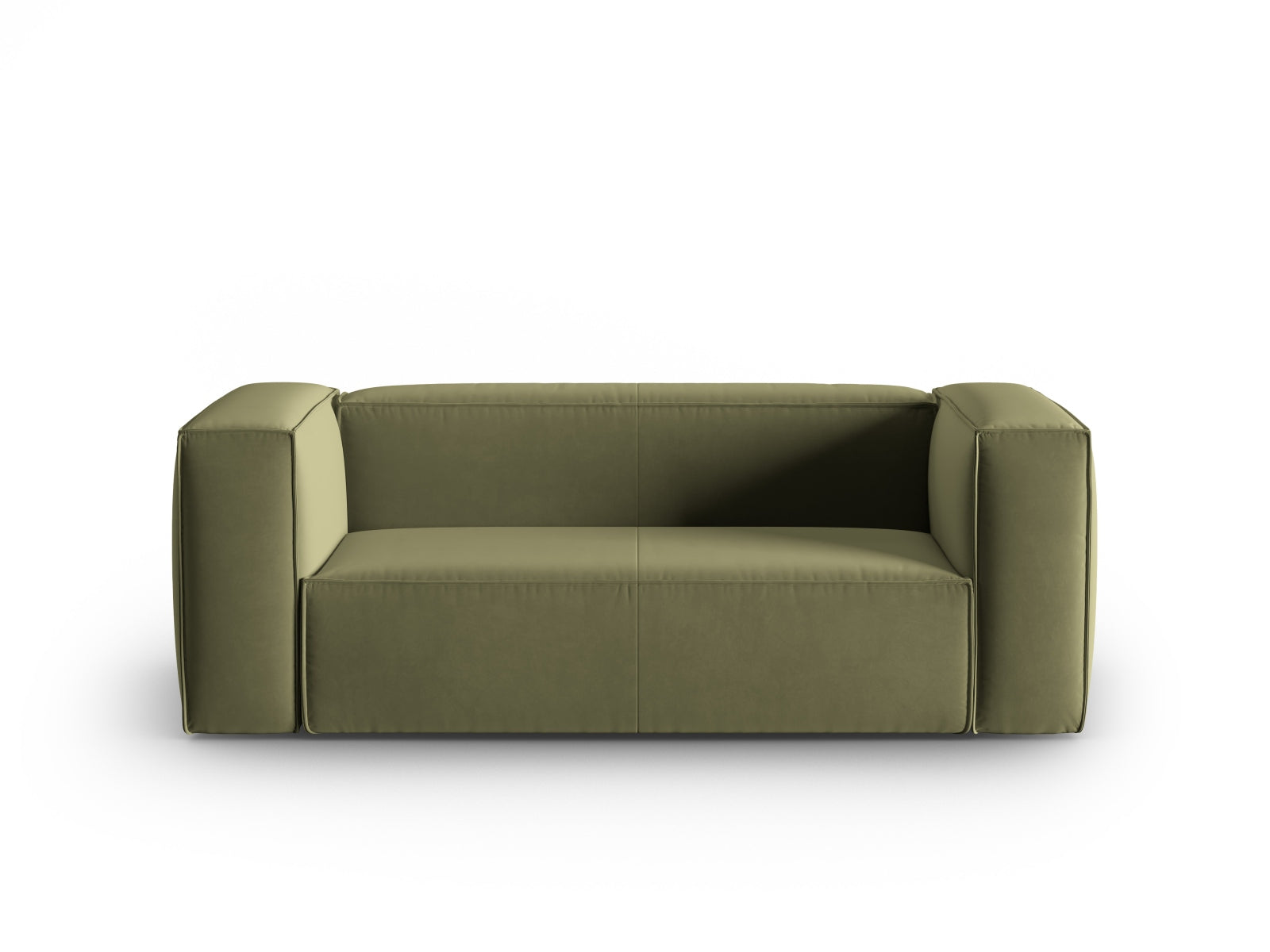 Mackay Velour Sofa 2 Sitzer in Light Green präsentiert im Onlineshop von KAQTU Design AG. 2er Sofa ist von Cosmopolitan Design