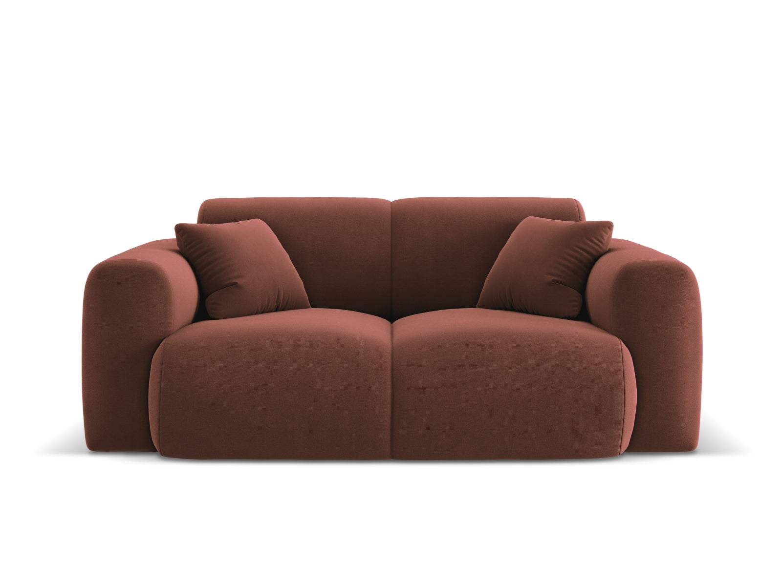 Nolio Velour Sofa 2 Sitzer 95cm in Cuoio-Casino präsentiert im Onlineshop von KAQTU Design AG. 2er Sofa ist von Cosmopolitan Design