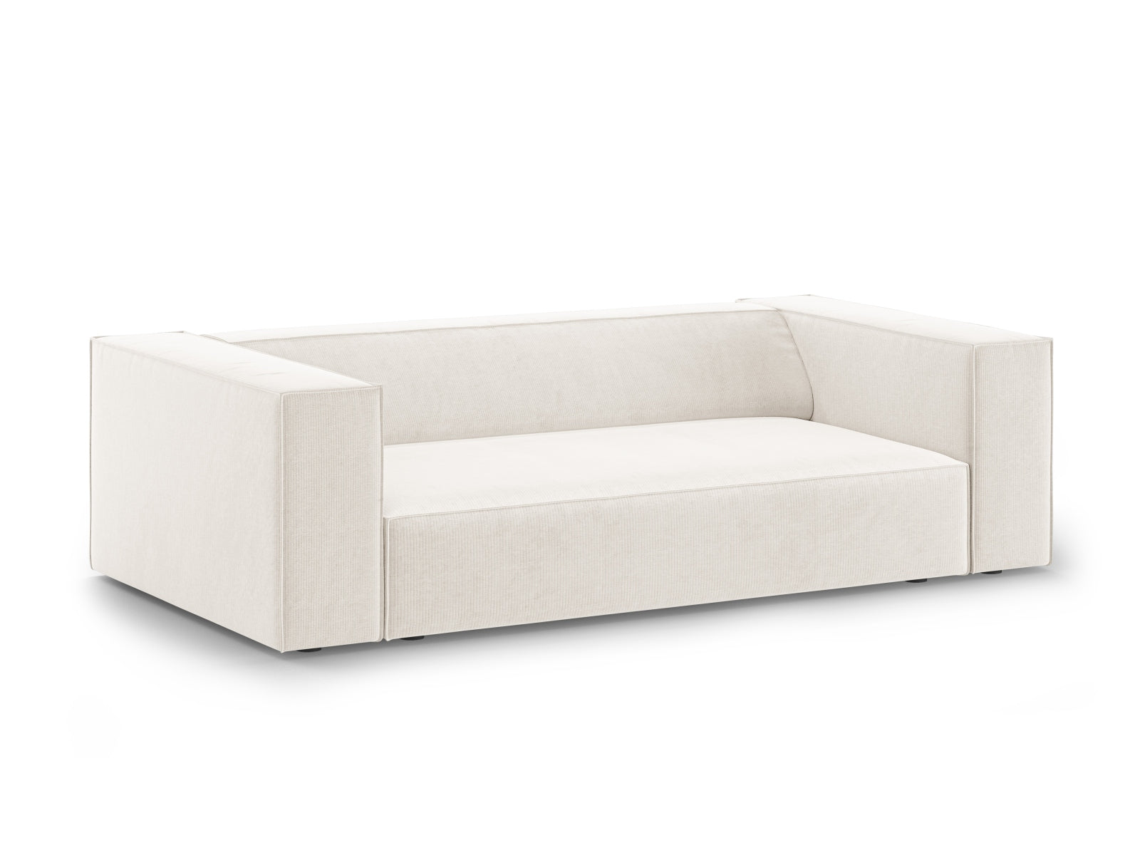 Elegantes Arendal 2-Sitzer Sofa in Ivory von Cosmopolitan Design, ideal für stilvolle Wohnräume und gemütliche Abende.
