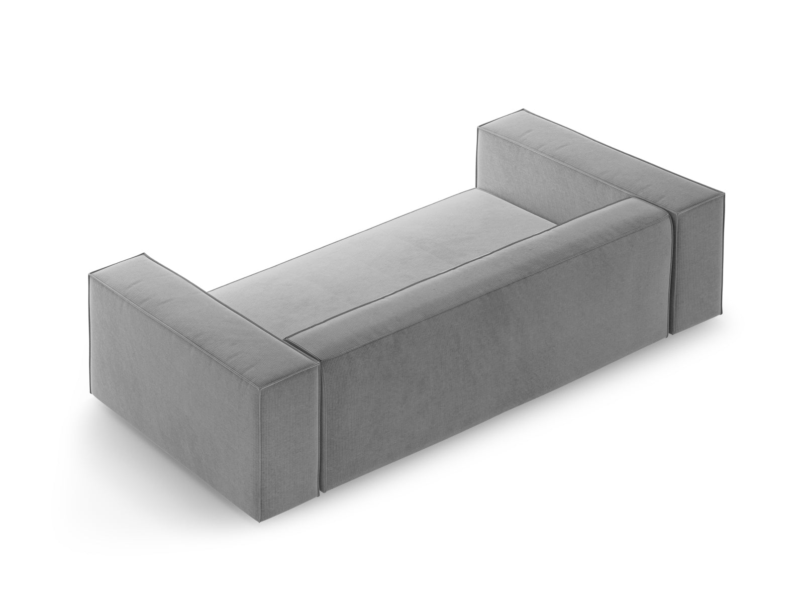 Modernes 2-Sitzer Sofa Arendal in edlem Dunkelgrau, perfekt für entspannte Stunden und stilvolle Einrichtungsideen.