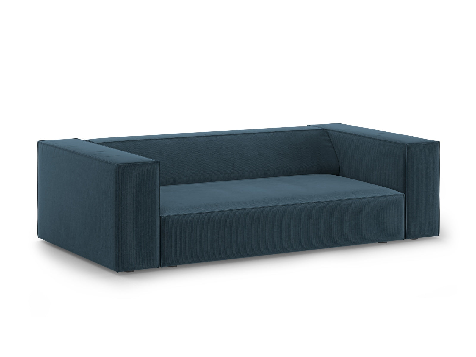 Elegantes Arendal 2-Sitzer Sofa in Navy Blue von Cosmopolitan Design, ideal für stilvolle Wohnräume und gemütliche Abende.
