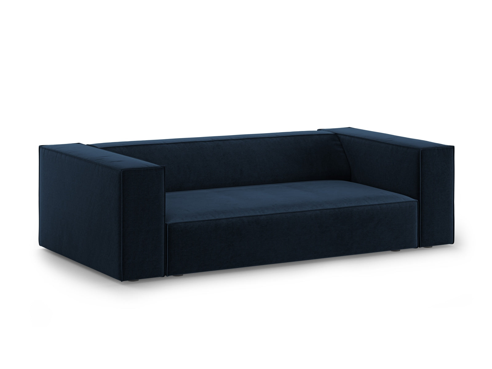 Elegantes Arendal 2-Sitzer Sofa in Royal Blue von Cosmopolitan Design, ideal für stilvolle Wohnräume und gemütliche Abende.