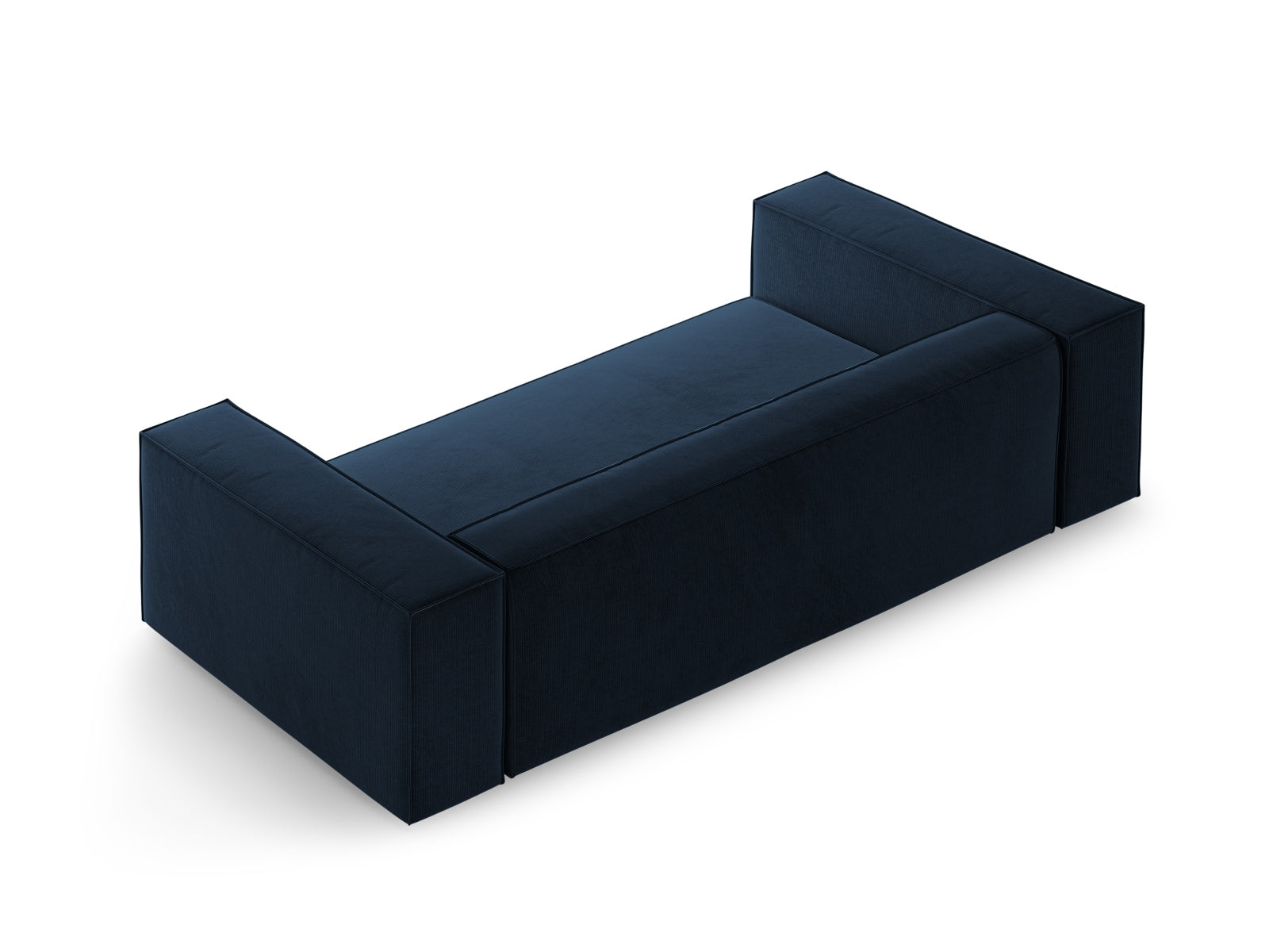 Modernes 2-Sitzer Sofa Arendal in Royal Blue von Cosmopolitan Design, perfekt für entspannte Stunden und stilvolle Einrichtung.