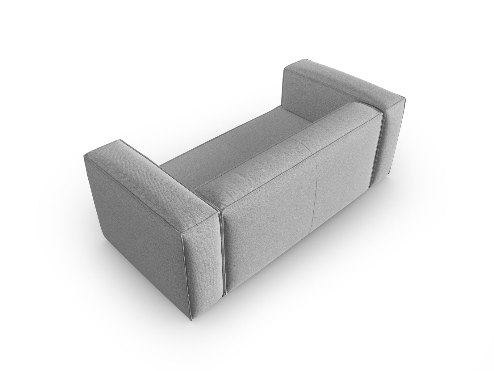 Erleben Sie das elegante Mackay 2-Sitzer Sofa von Cosmopolitan Design – ein modernes Velours Sofa, das Komfort und Stil vereint.
