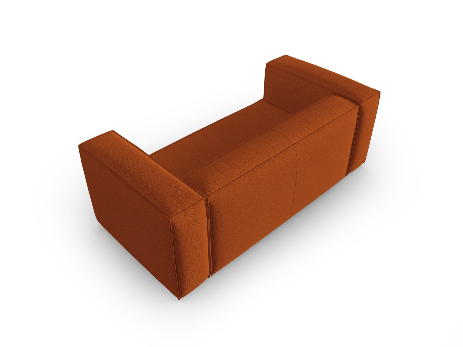 Erleben Sie das elegante Mackay 2-Sitzer Sofa von Cosmopolitan Design – ein modernes Velours Sofa, das Komfort und Stil vereint.
