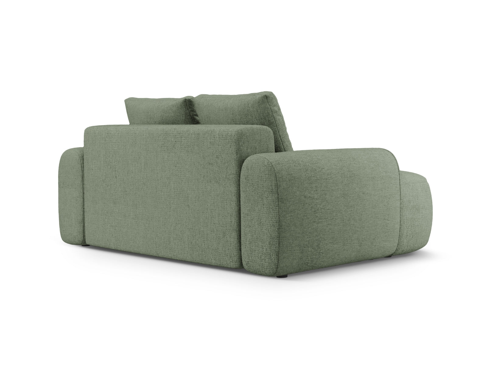 Elegantes Linz 2-Sitzer Sofa in tiefem Olivgrün, ideal für zeitgemäße Einrichtung. Exquisite Qualität von Cosmopolitan Design.