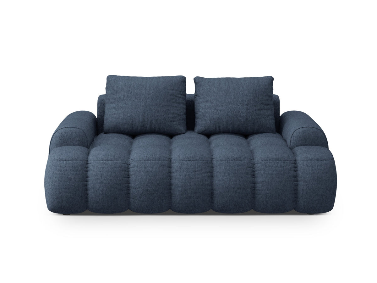 Linz Sofa 2 Sitzer 100cm in Dark Blue-Sorella präsentiert im Onlineshop von KAQTU Design AG. 2er Sofa ist von Cosmopolitan Design