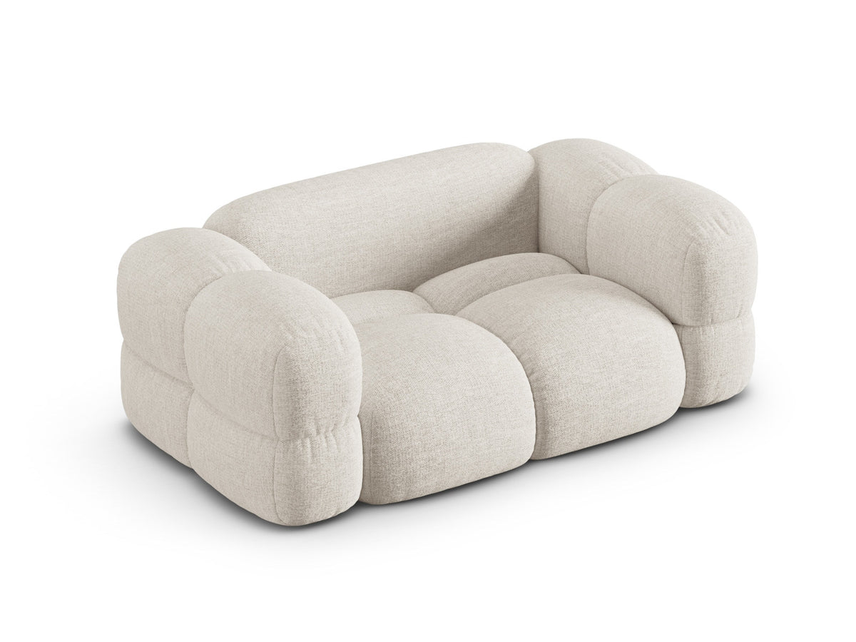 Loretto Sofa 2 Sitzer 100cm in Beige-Sorella präsentiert im Onlineshop von KAQTU Design AG. 2er Sofa ist von Cosmopolitan Design