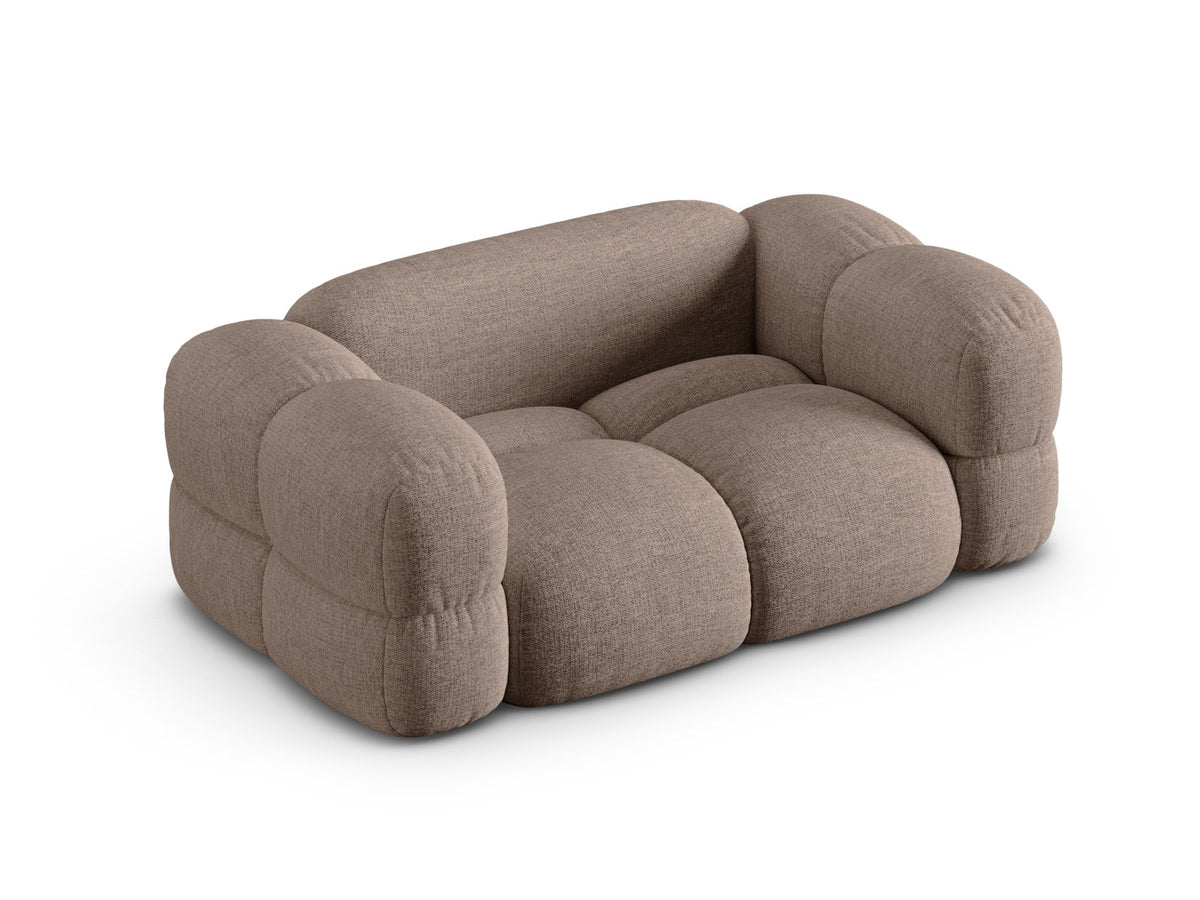 Loretto Sofa 2 Sitzer 100cm in Cappuccino-Sorella präsentiert im Onlineshop von KAQTU Design AG. 2er Sofa ist von Cosmopolitan Design