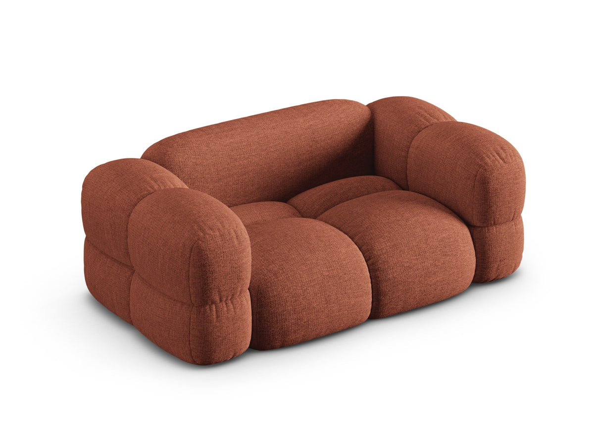 Loretto Sofa 2 Sitzer 100cm in Coral-Sorella präsentiert im Onlineshop von KAQTU Design AG. 2er Sofa ist von Cosmopolitan Design