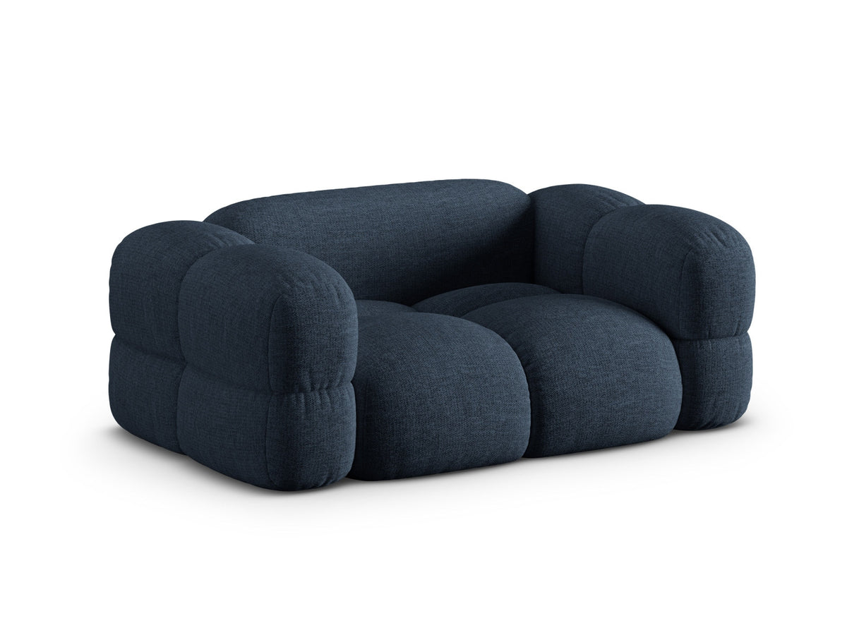 Loretto Sofa 2 Sitzer 100cm in Dark Blue-Sorella präsentiert im Onlineshop von KAQTU Design AG. 2er Sofa ist von Cosmopolitan Design