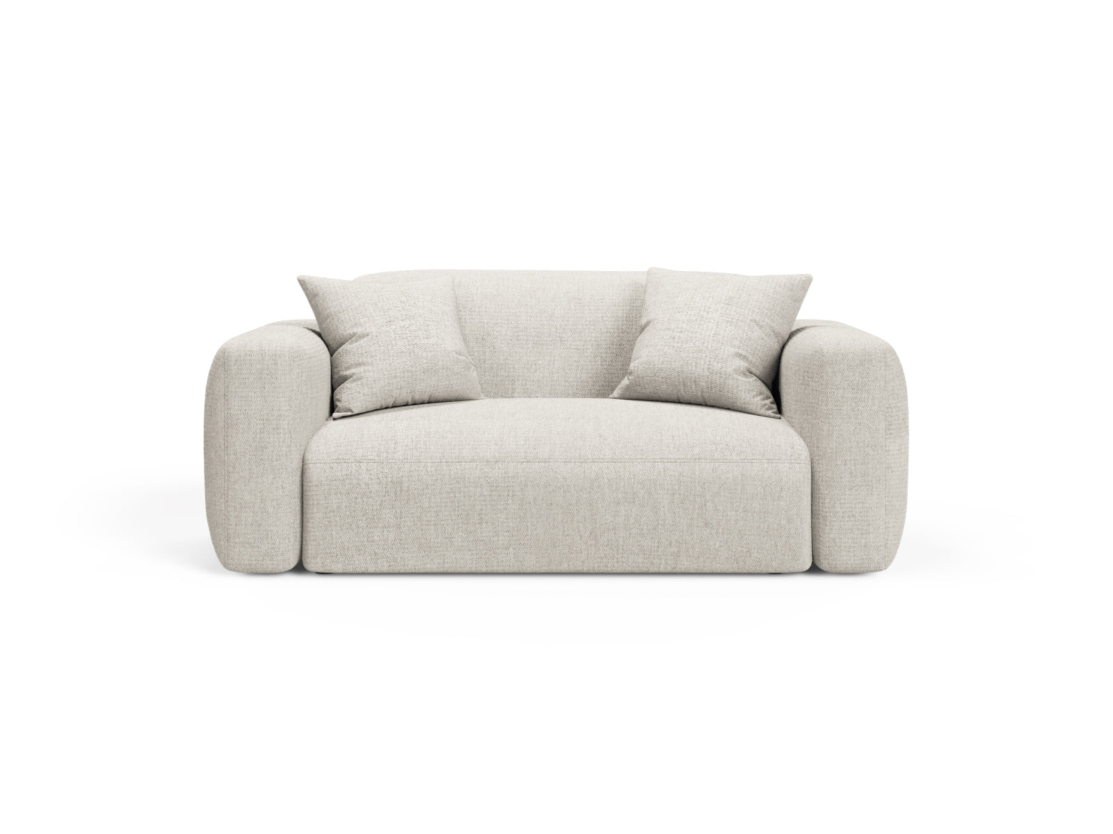 Strino Modular Sofa 2 Sitzer in Beige-Sorella präsentiert im Onlineshop von KAQTU Design AG. 2er Sofa ist von Cosmopolitan Design