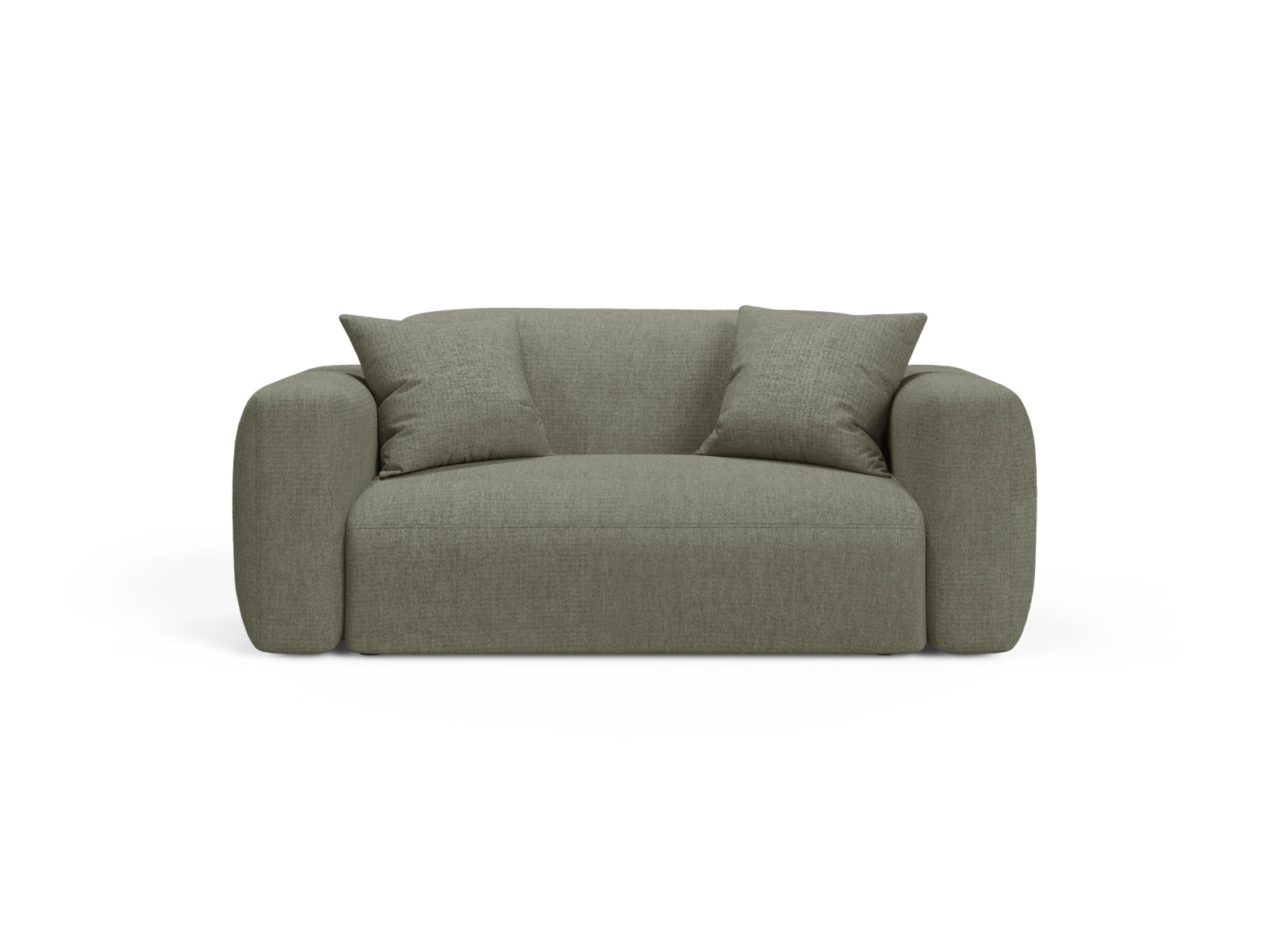 Strino Modular Sofa 2 Sitzer in Dark Olive Green-Sorella präsentiert im Onlineshop von KAQTU Design AG. 2er Sofa ist von Cosmopolitan Design