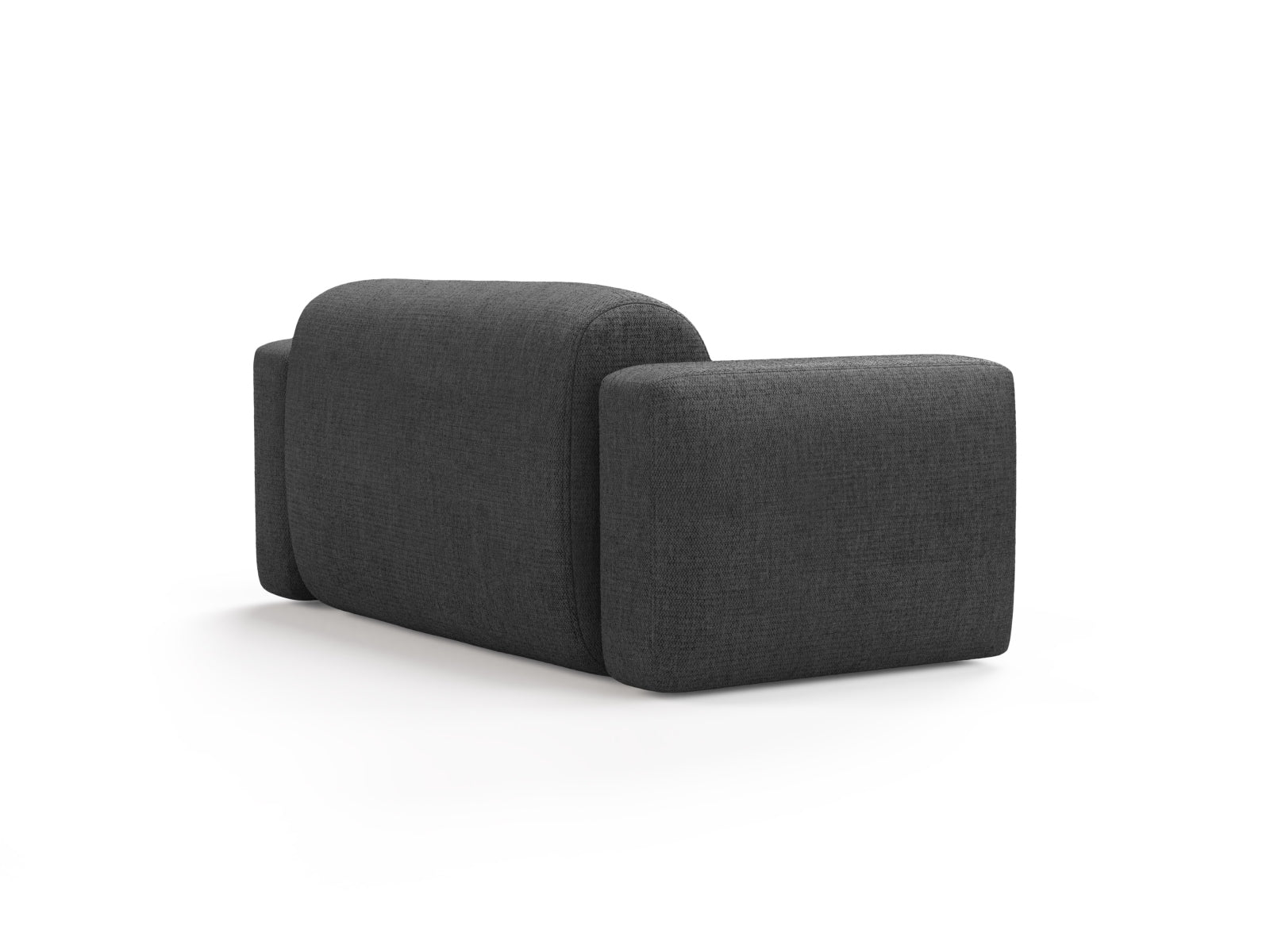 Modernes 2-Sitzer Sofa Strino von Cosmopolitan Design in zeitlosem Grau, perfekt für stilvolle und flexible Wohnkonzepte.
