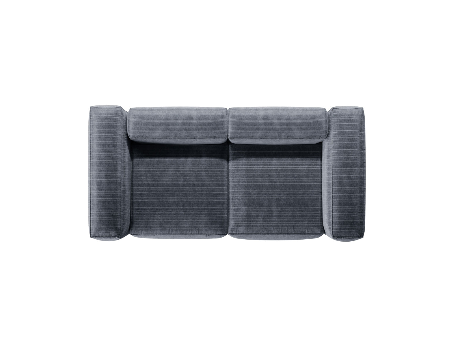 Bergamo Modular Sofa 2 Sitzer in Muted Blue-Perla präsentiert im Onlineshop von KAQTU Design AG. 2er Sofa ist von Cosmopolitan Design