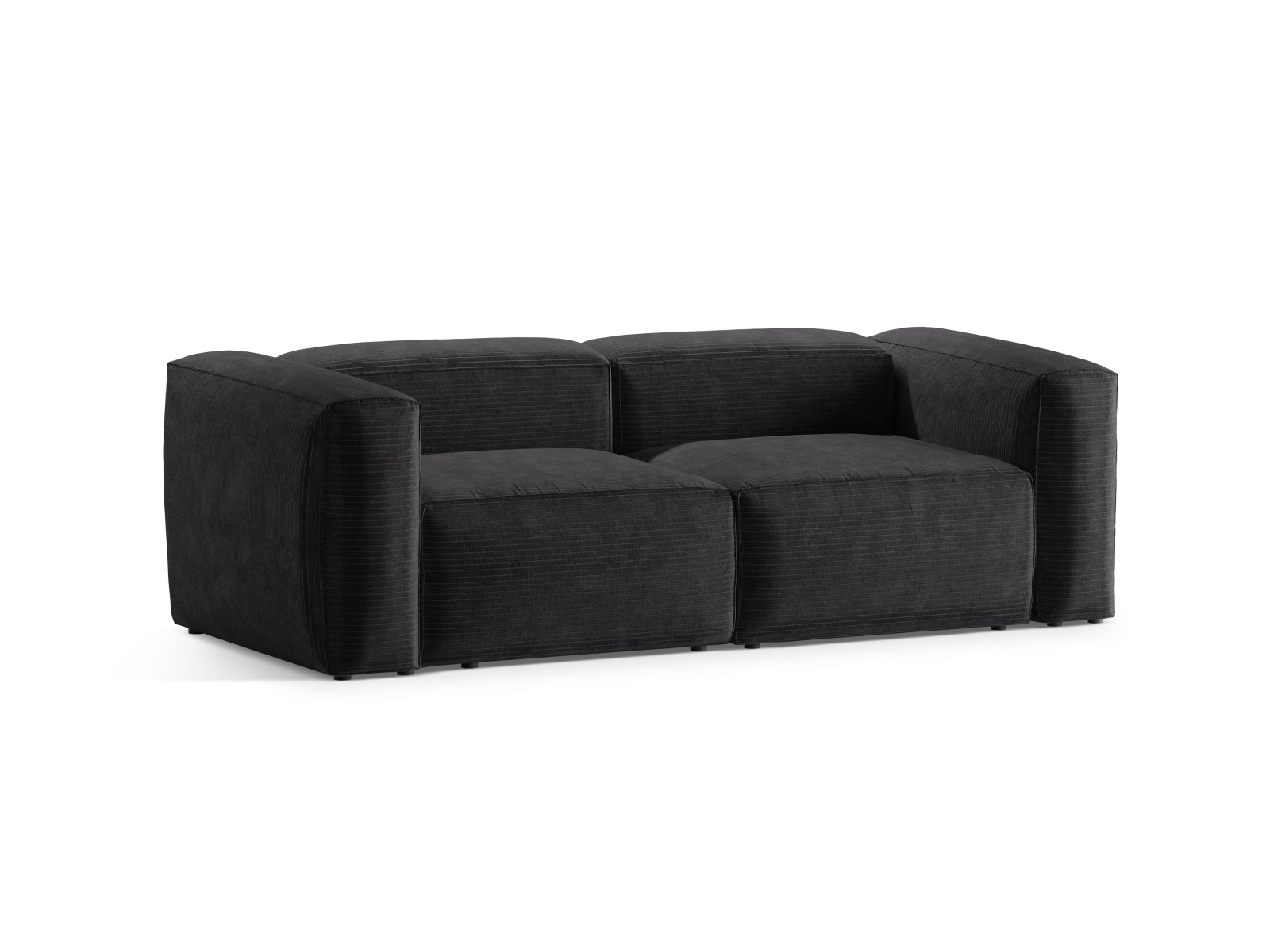 Bergamo Modular Sofa 2 Sitzer in Grey-Perla präsentiert im Onlineshop von KAQTU Design AG. 2er Sofa ist von Cosmopolitan Design