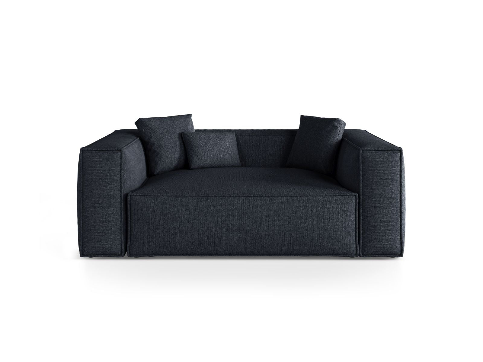 2-Sitzer Sofa Aveiro in Navy Blue-Eden präsentiert im Onlineshop von KAQTU Design AG. 2er Sofa ist von Cosmopolitan Design