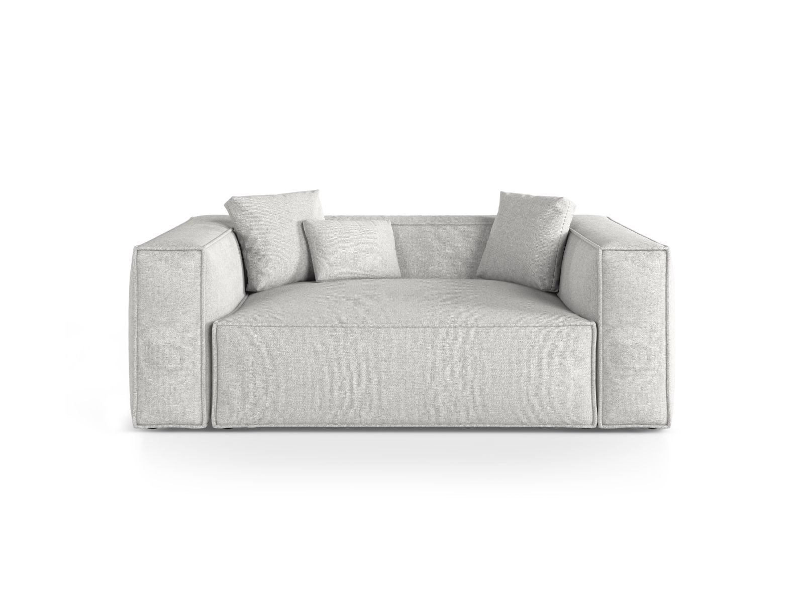 2-Sitzer Sofa Aveiro in Silver-Eden präsentiert im Onlineshop von KAQTU Design AG. 2er Sofa ist von Cosmopolitan Design
