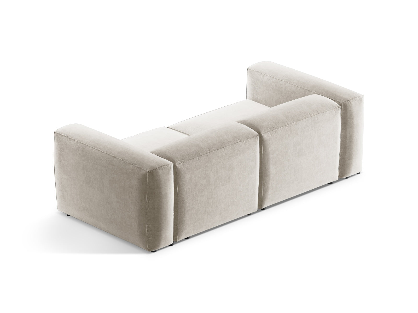 Bergamo Modular Sofa 2 Sitzer in Beige-Liberty präsentiert im Onlineshop von KAQTU Design AG. 2er Sofa ist von Cosmopolitan Design