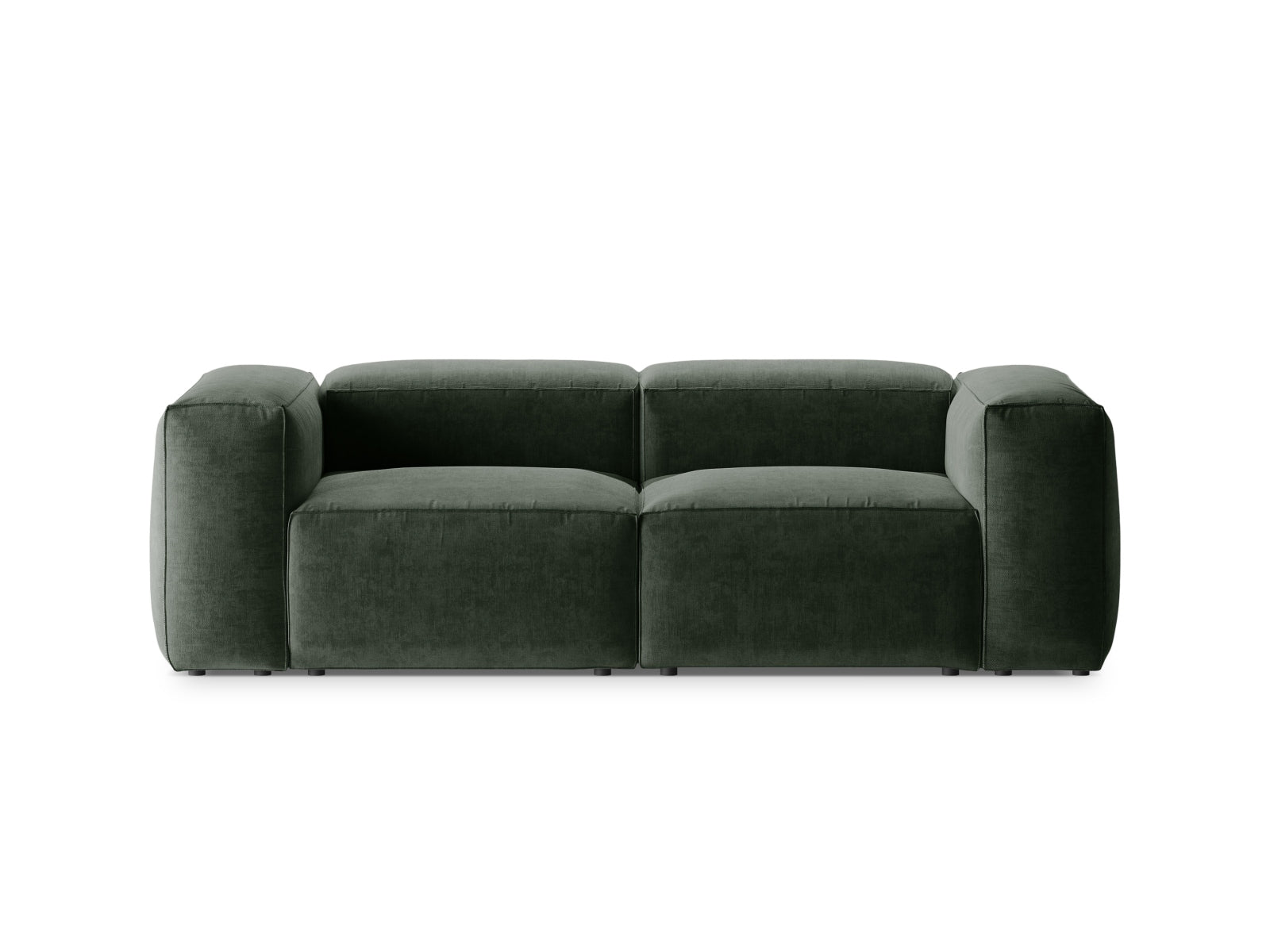Bergamo Modular Sofa 2 Sitzer in Moss Green-Liberty präsentiert im Onlineshop von KAQTU Design AG. 2er Sofa ist von Cosmopolitan Design