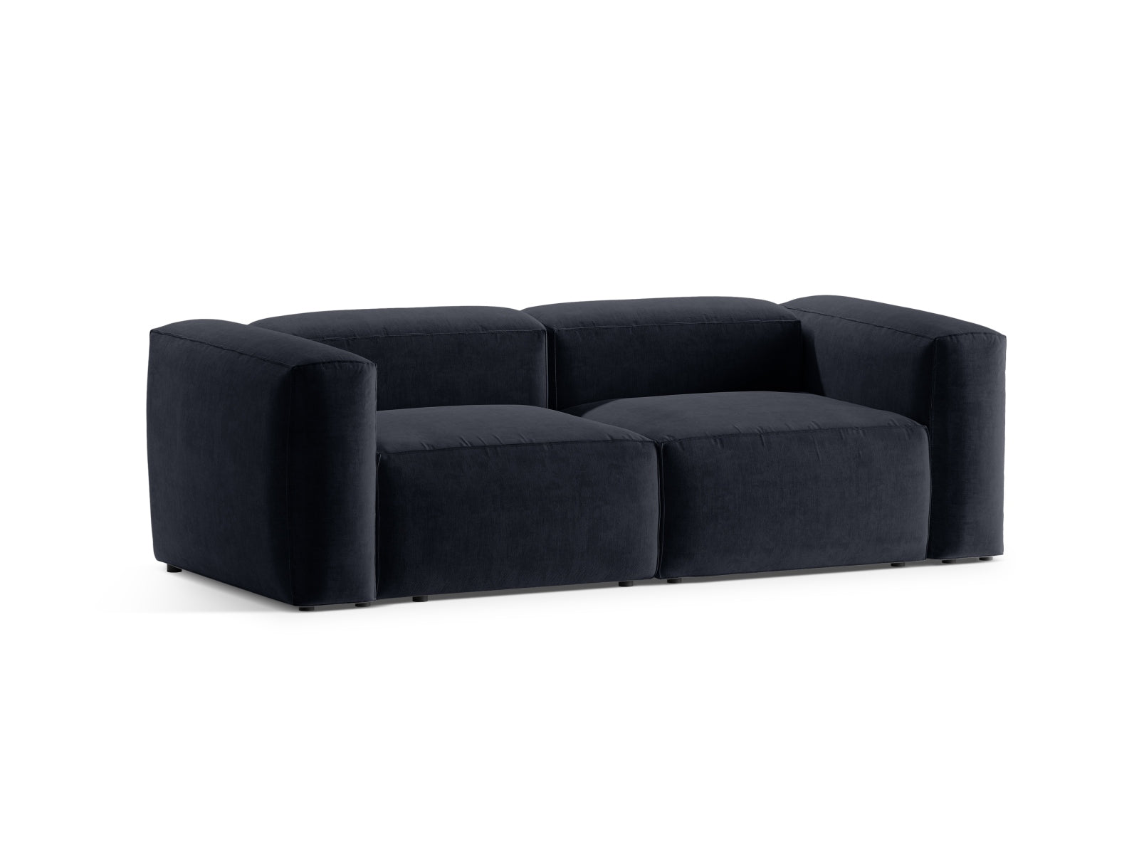 Bergamo Modular Sofa 2 Sitzer in Navy Blue-Liberty präsentiert im Onlineshop von KAQTU Design AG. 2er Sofa ist von Cosmopolitan Design