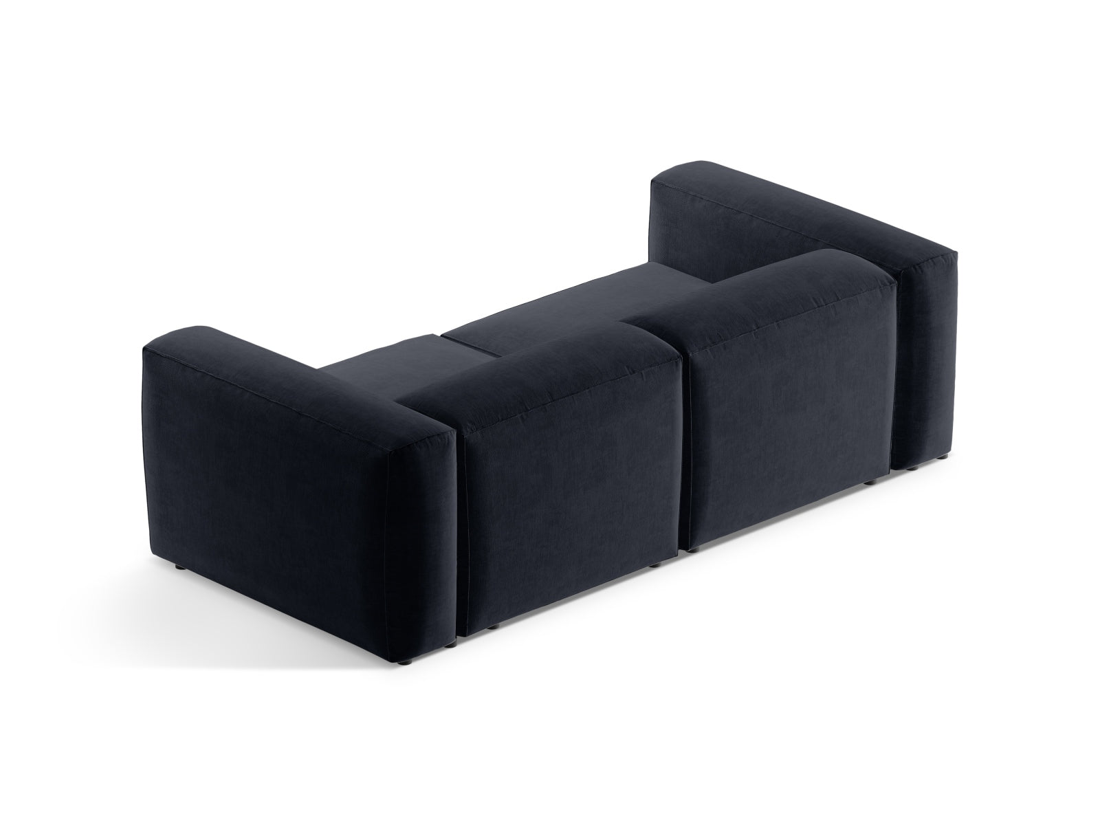 Bergamo Modular Sofa 2 Sitzer in Navy Blue-Liberty präsentiert im Onlineshop von KAQTU Design AG. 2er Sofa ist von Cosmopolitan Design