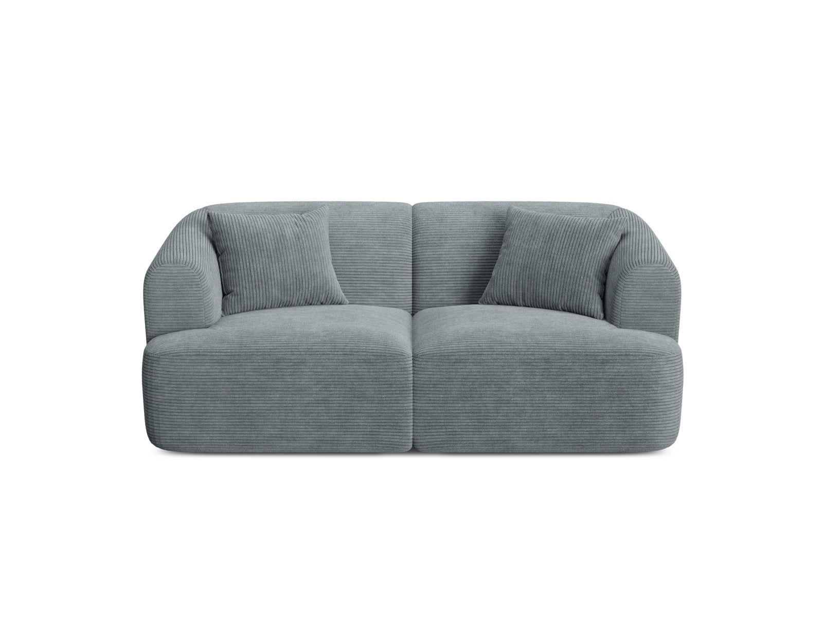 2-Sitzer Modular Sofa Campi in Dark Grey-Lincoln D präsentiert im Onlineshop von KAQTU Design AG. 2er Sofa ist von Cosmopolitan Design