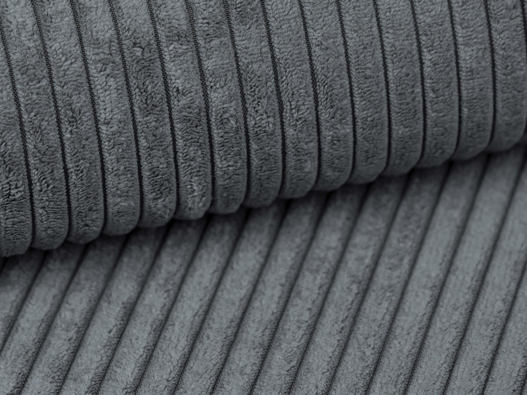 Stylisches 2-Sitzer Sofa Campi in tiefem Grau, ideal für zeitgemäße Einrichtung, entworfen von Cosmopolitan Design.