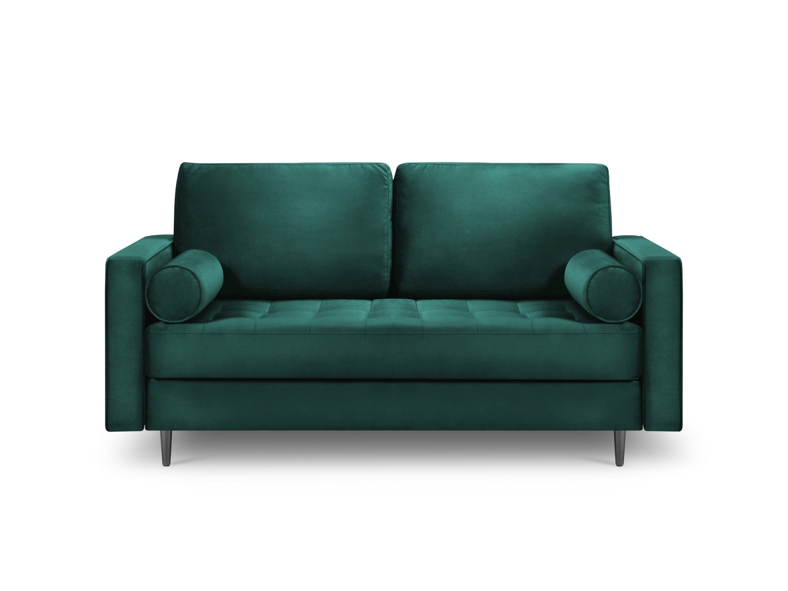 Stylisches 2-Sitzer Sofa Aspen in trendigem Petrol, perfekt für gemütliche Abende und stilvolle Einrichtungsideen.