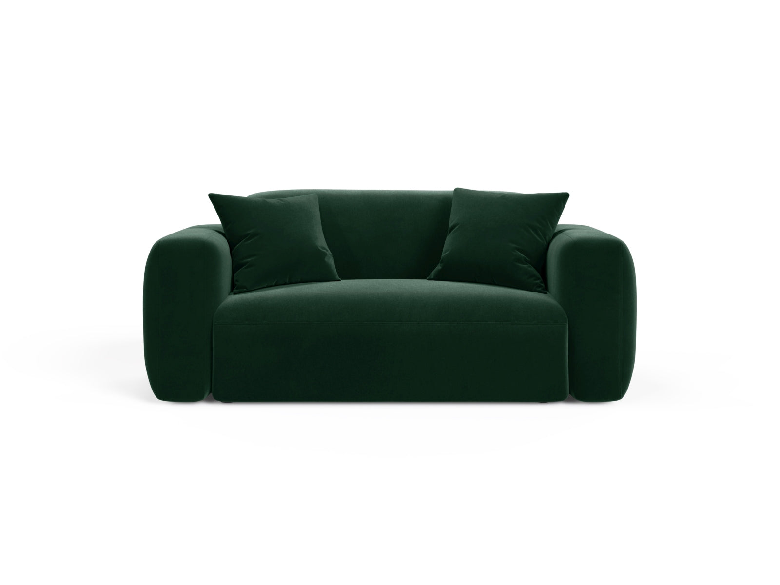 Strino Velour Modular Sofa 2 Sitzer in Bottle Green präsentiert im Onlineshop von KAQTU Design AG. 2er Sofa ist von Cosmopolitan Design