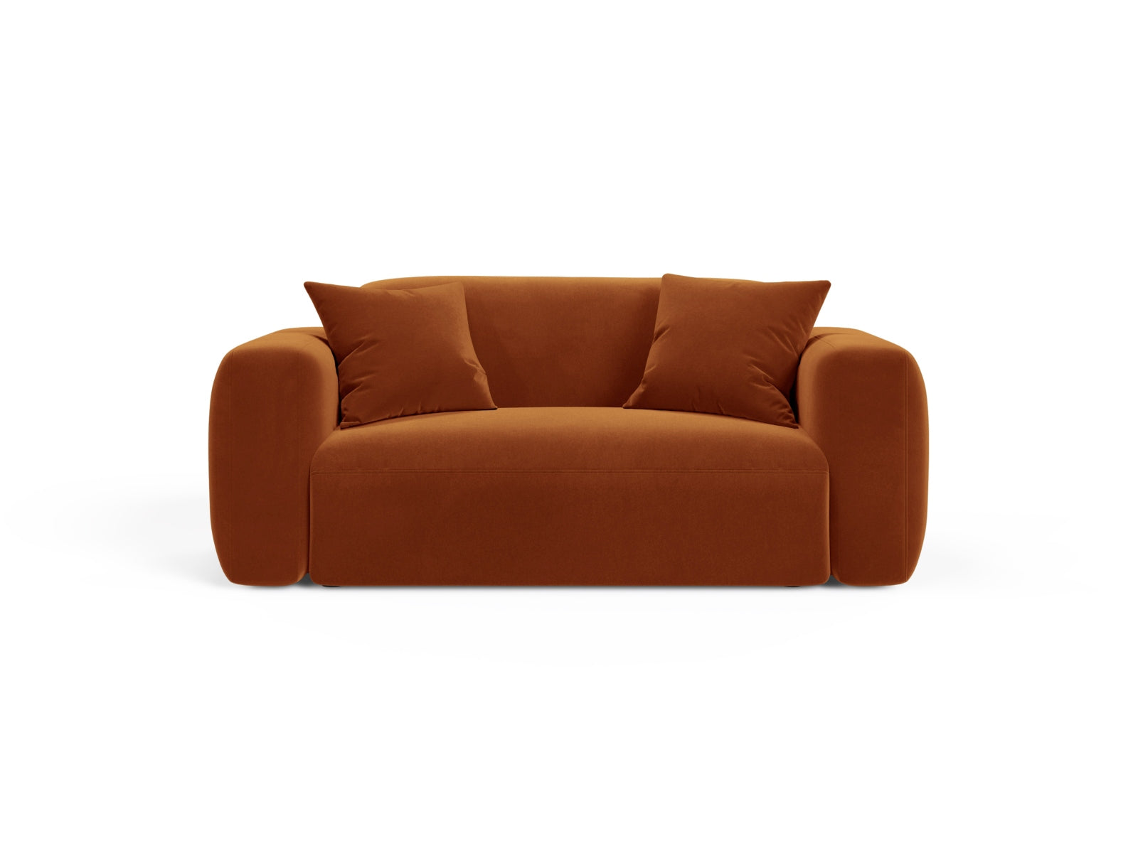 Strino Velour Modular Sofa 2 Sitzer in Terracotta präsentiert im Onlineshop von KAQTU Design AG. 2er Sofa ist von Cosmopolitan Design