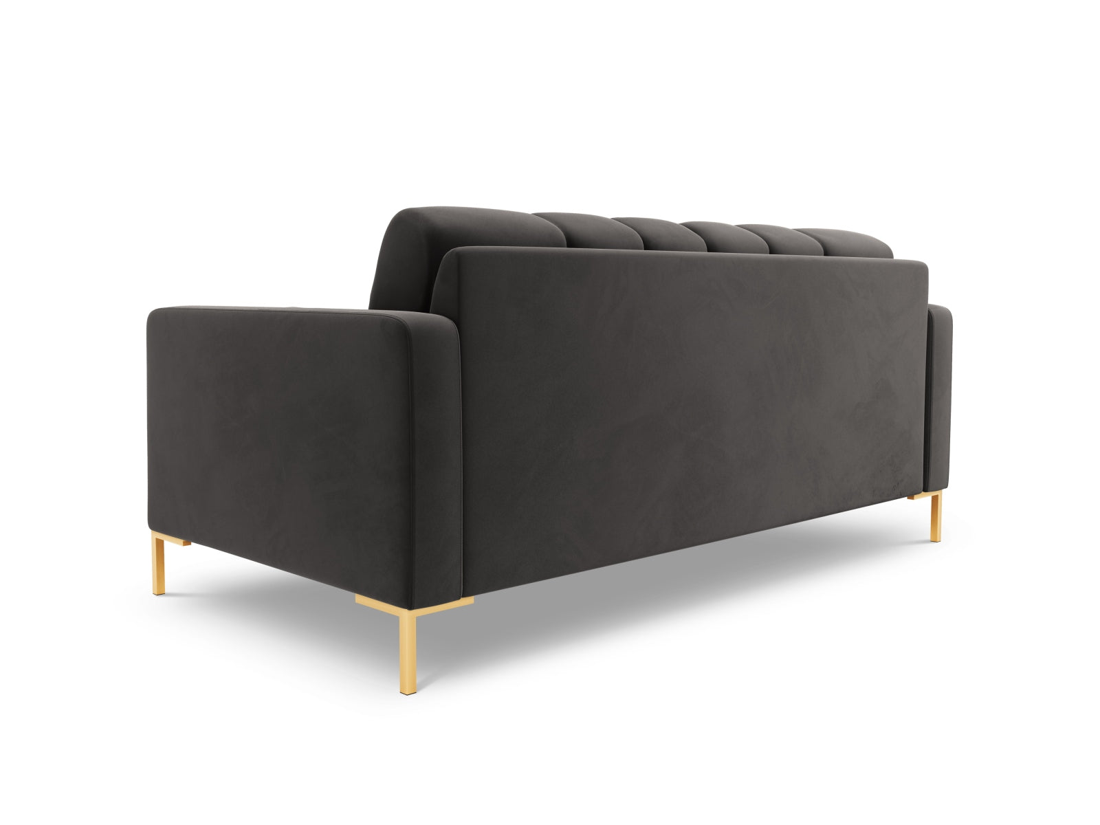 Elegantes 2-Sitzer Sofa Bali in dunklem Grau, ideal für moderne Wohnräume und entspannte Abende, entworfen von Cosmopolitan Design.