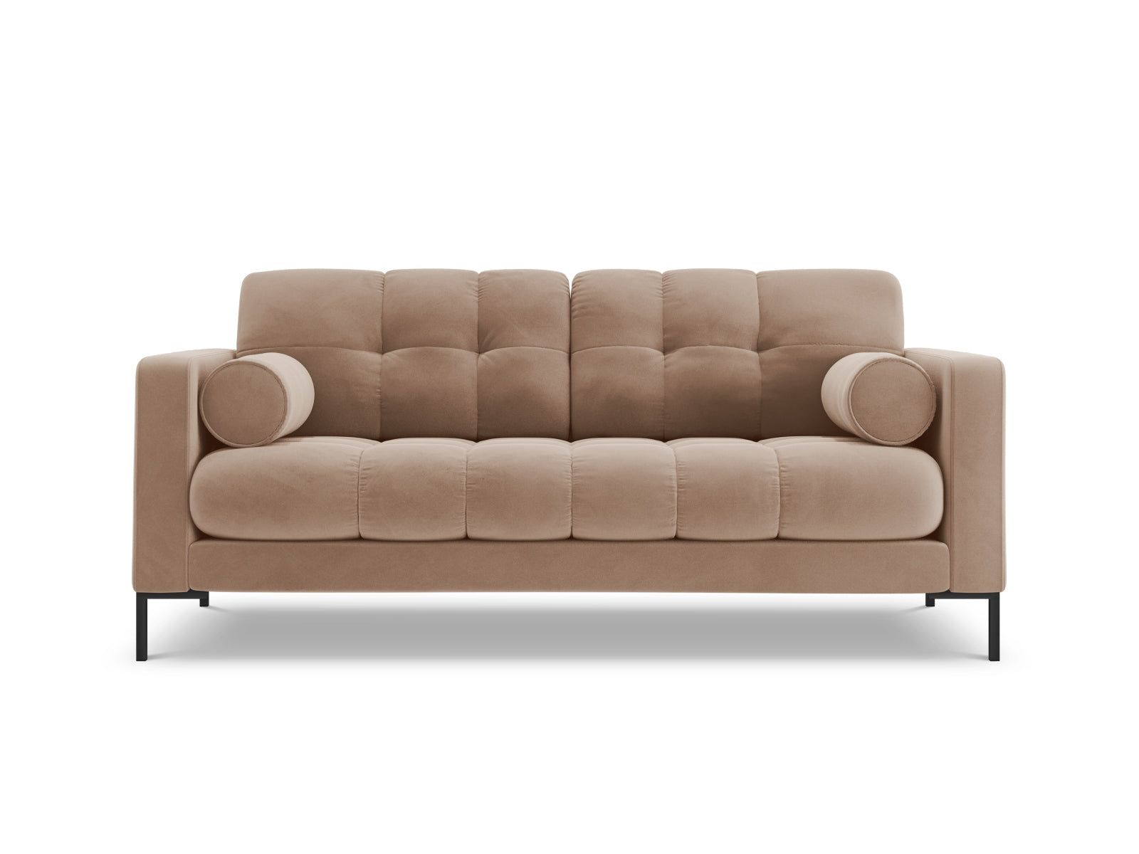 2-Sitzer Sofa Bali in Beige-Bluvel präsentiert im Onlineshop von KAQTU Design AG. 2er Sofa ist von Cosmopolitan Design