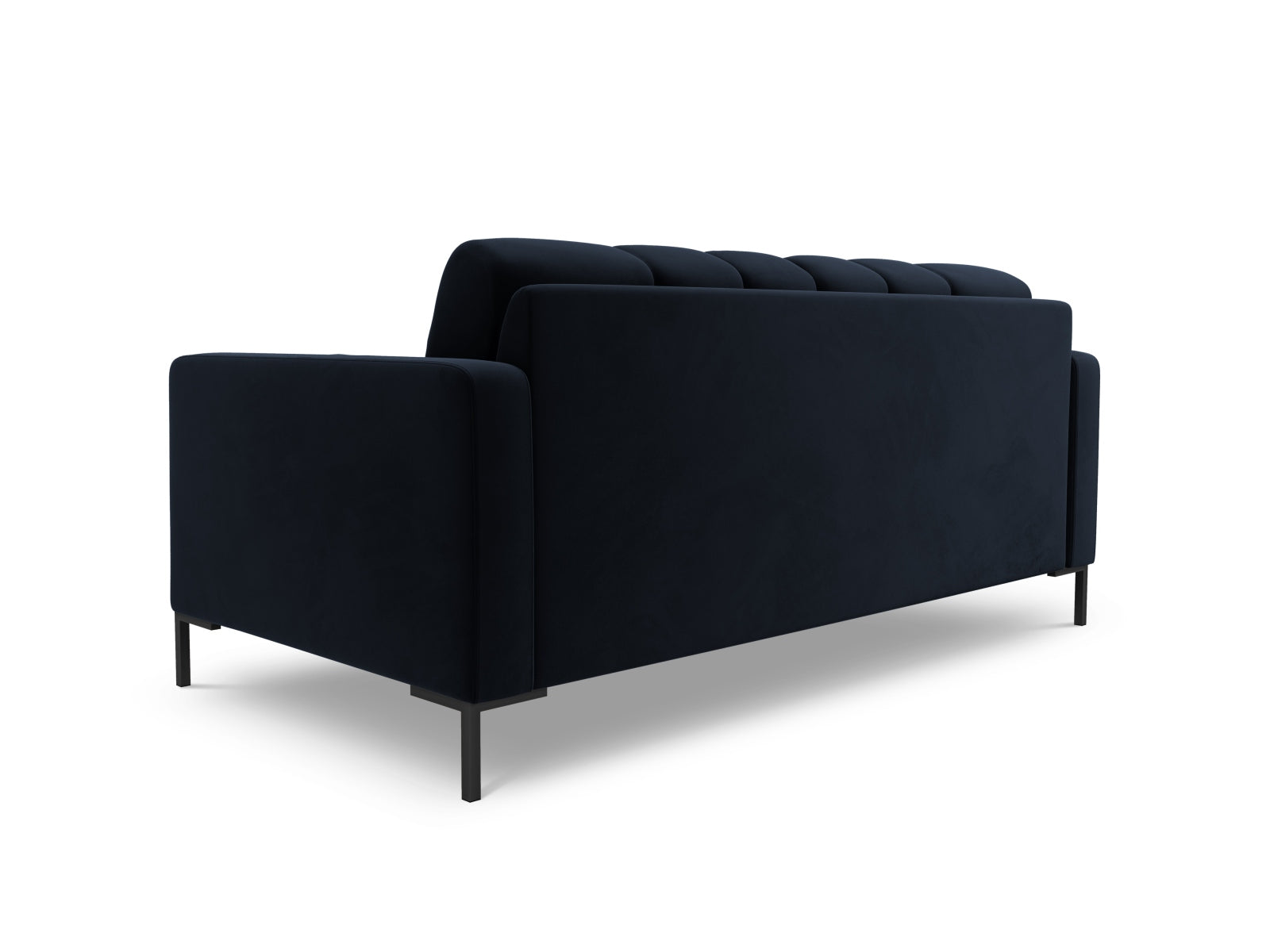 Elegantes 2-Sitzer Sofa Bali in tiefblau, ideal für moderne Wohnkonzepte, vereint Komfort und stilvolles Design für Ihr Zuhause.