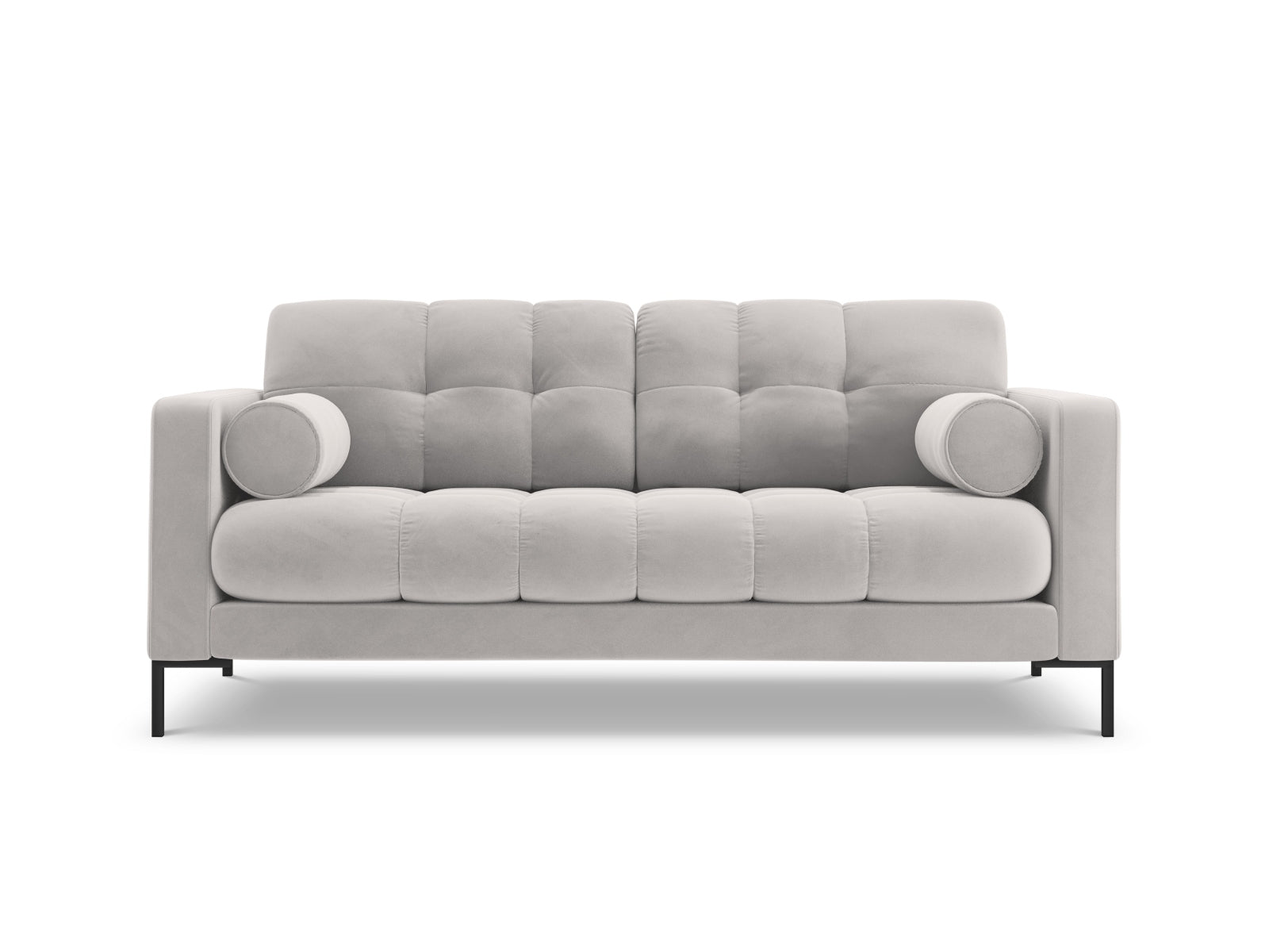 2-Sitzer Sofa Bali in Silver-Bluvel präsentiert im Onlineshop von KAQTU Design AG. 2er Sofa ist von Cosmopolitan Design