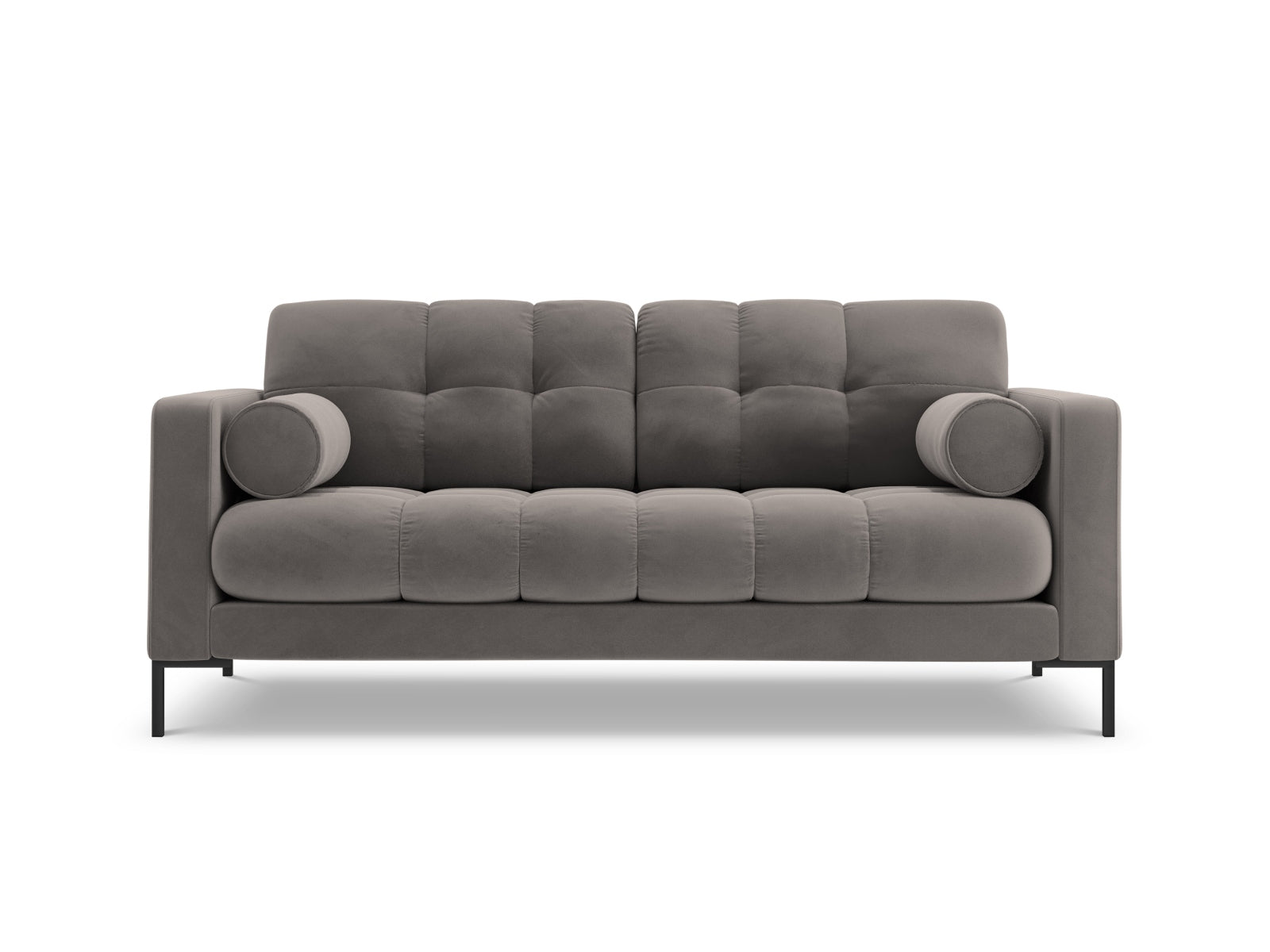 2-Sitzer Sofa Bali in Light Grey-Bluvel präsentiert im Onlineshop von KAQTU Design AG. 2er Sofa ist von Cosmopolitan Design